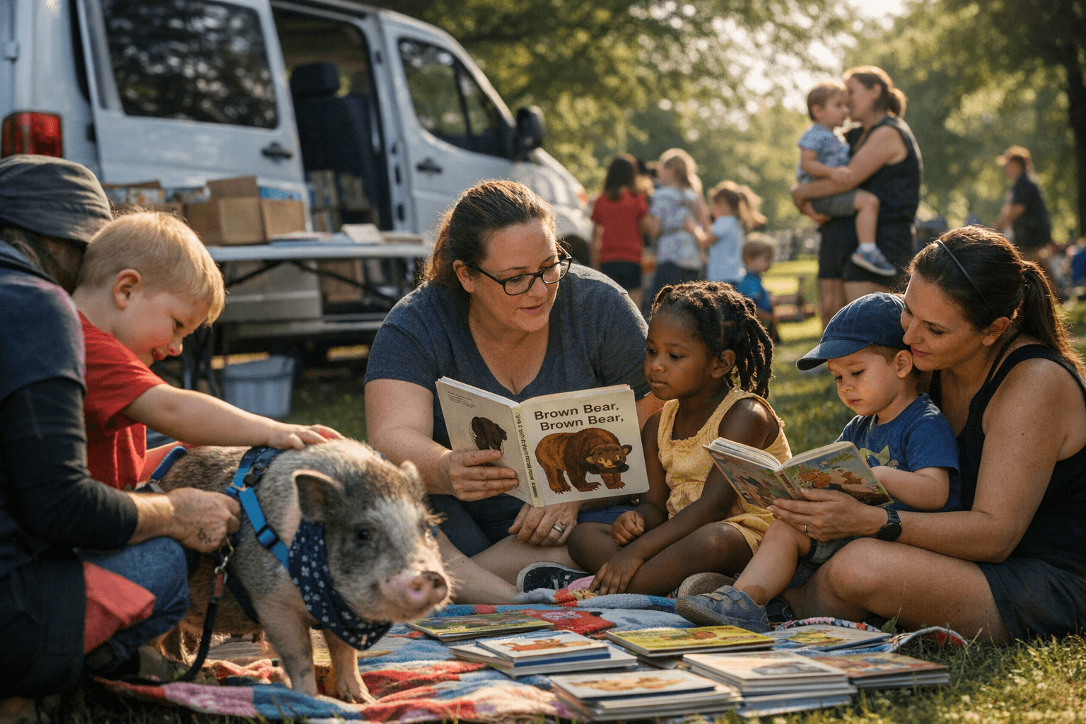 Lafayette County library joins Roll & Read event for local families
