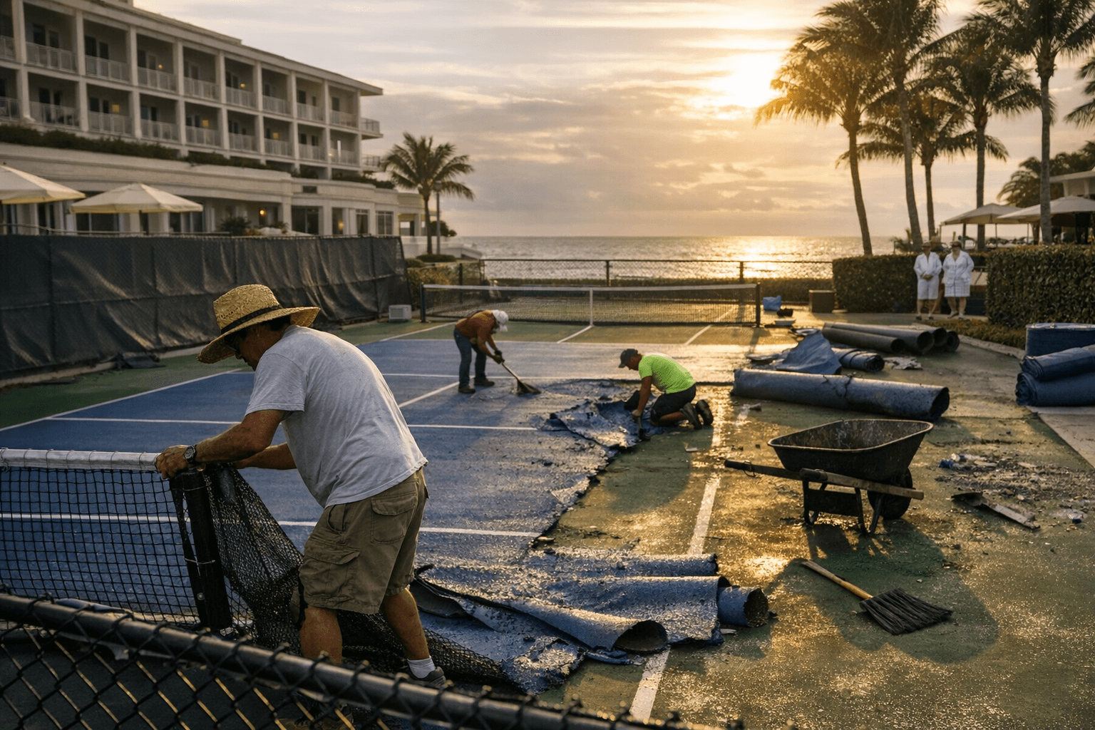 Palm Beach orders Four Seasons to restore pickleball courts to tennis