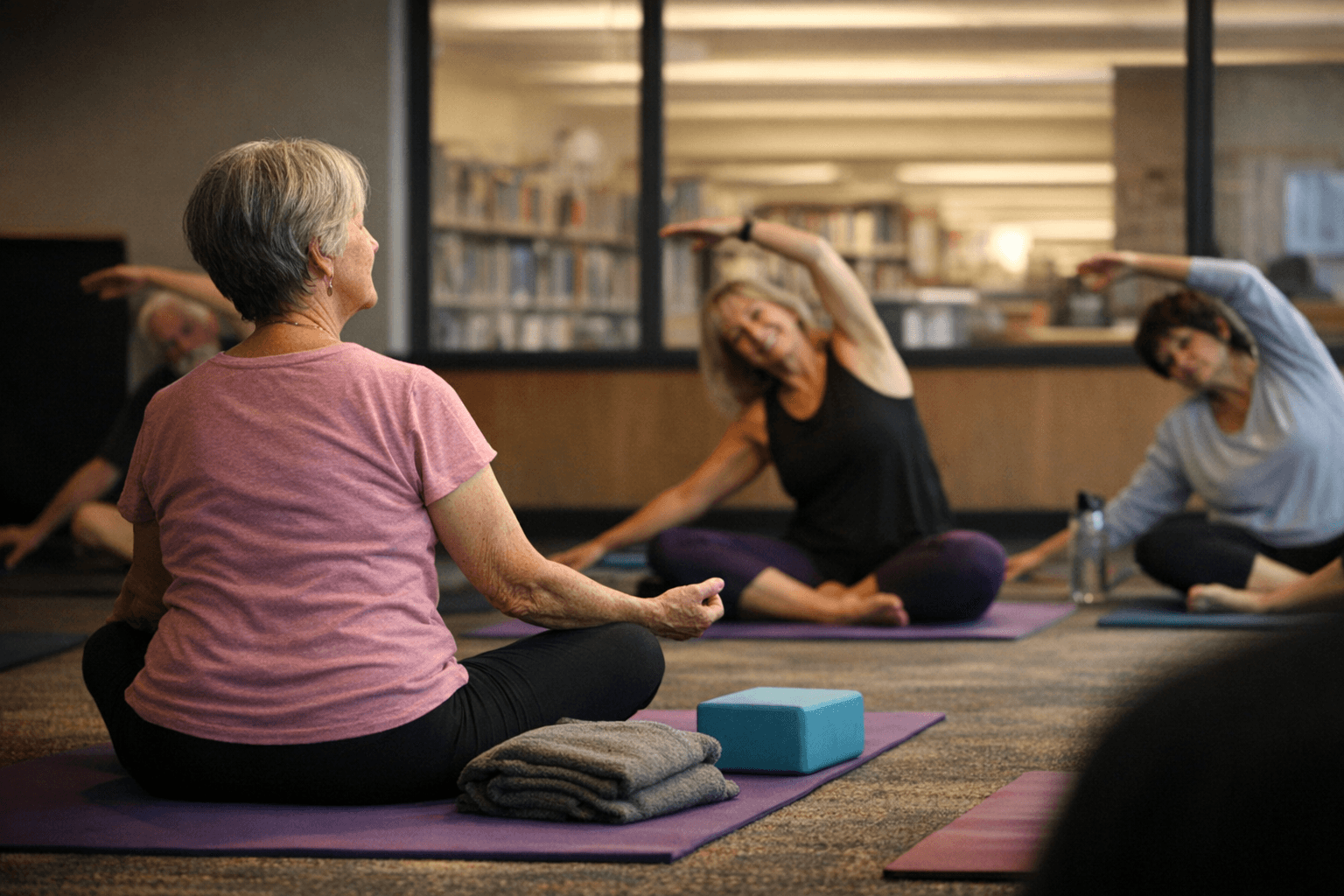 Milton Public Library hosts gentle adult yoga class April 21