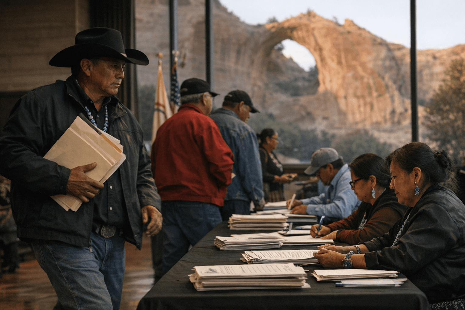 Navajo Nation candidates face filing deadline at Window Rock auditorium