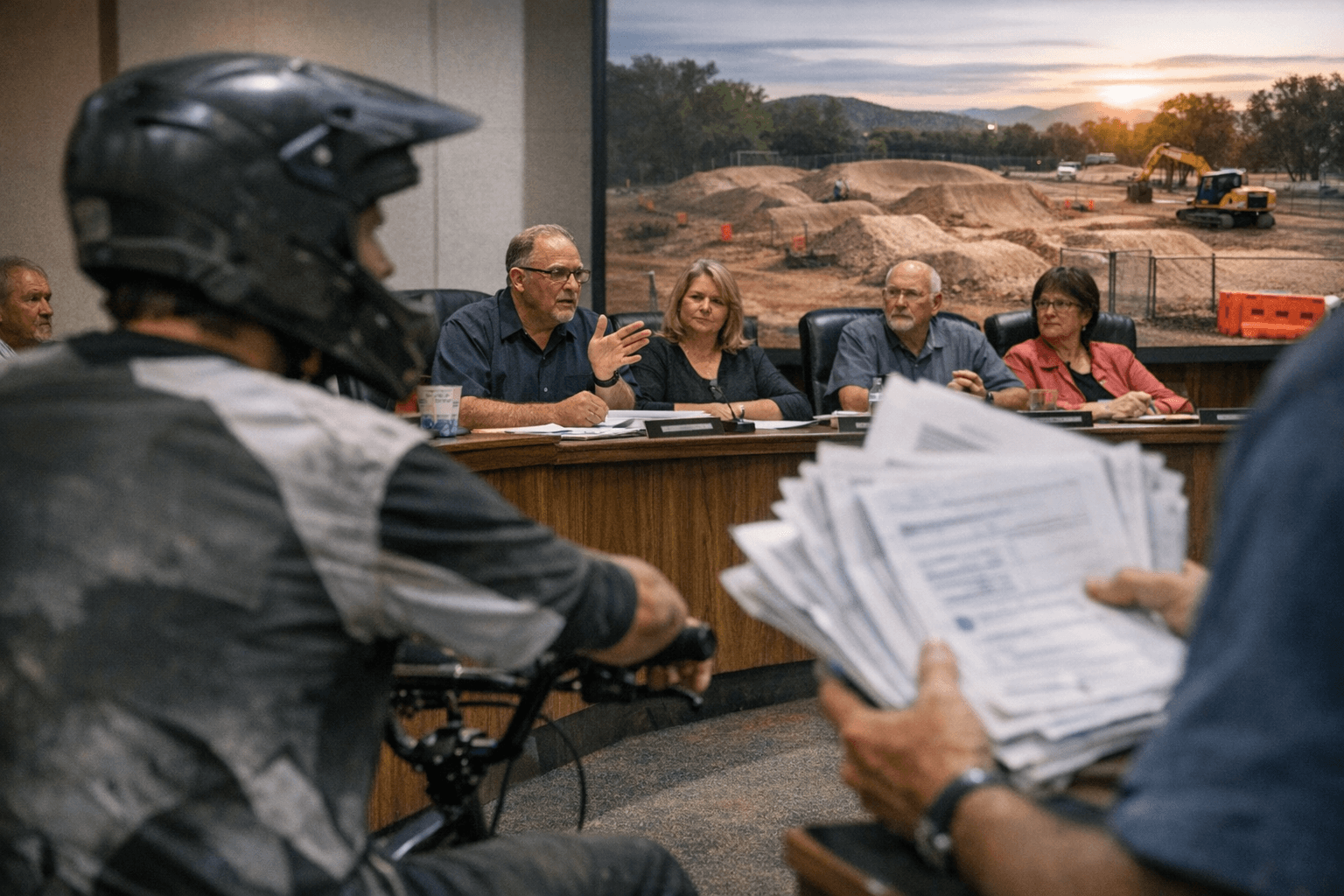 Aztec commission advances BMX track plan amid paperwork concerns
