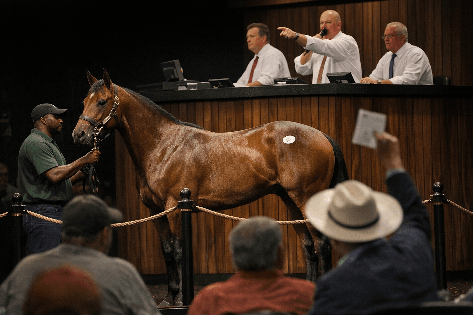 Machmer Hall Cyberknife colt tops $1.2 million at OBS sale