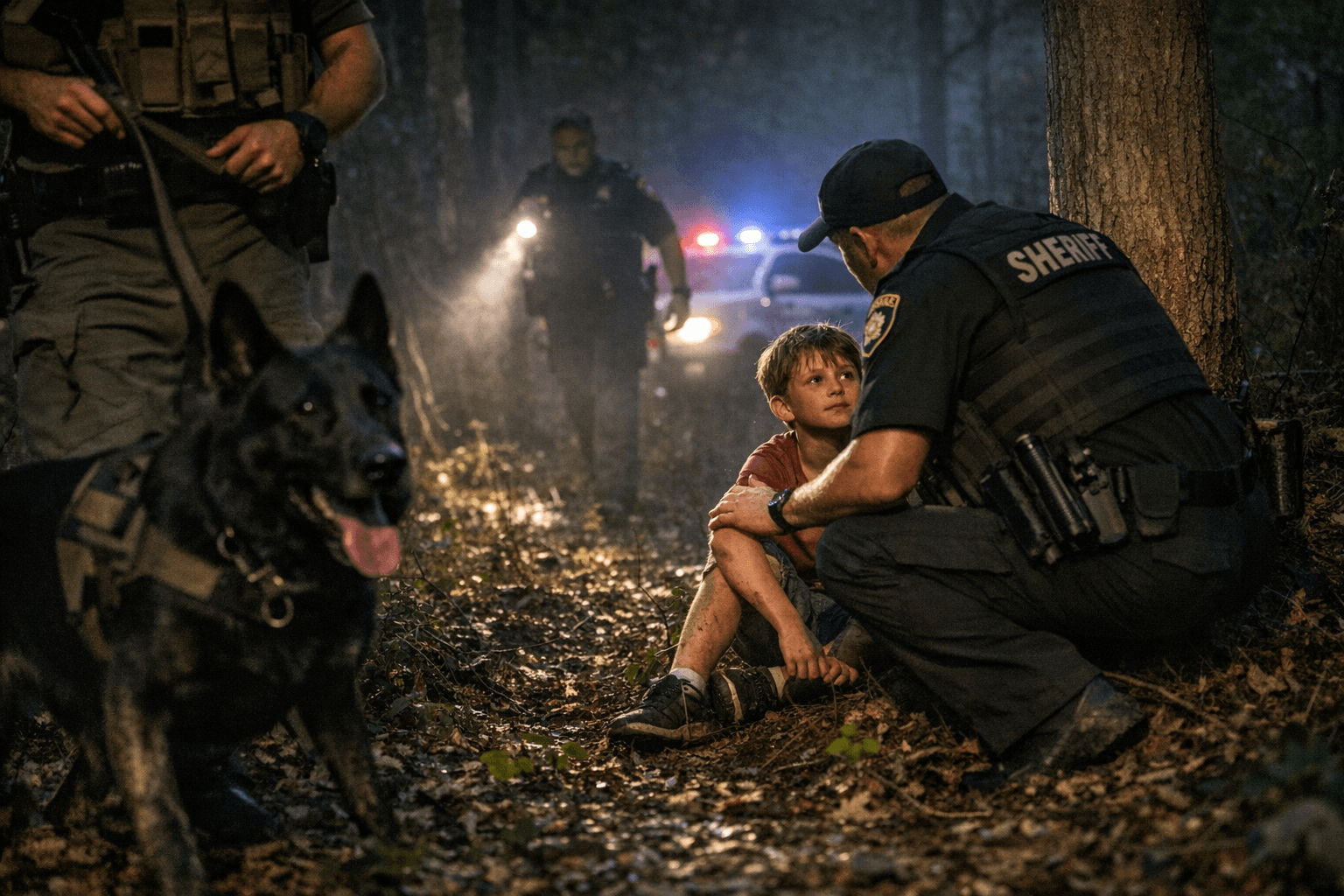 Harris County K-9 Hades finds missing boy in 10 minutes