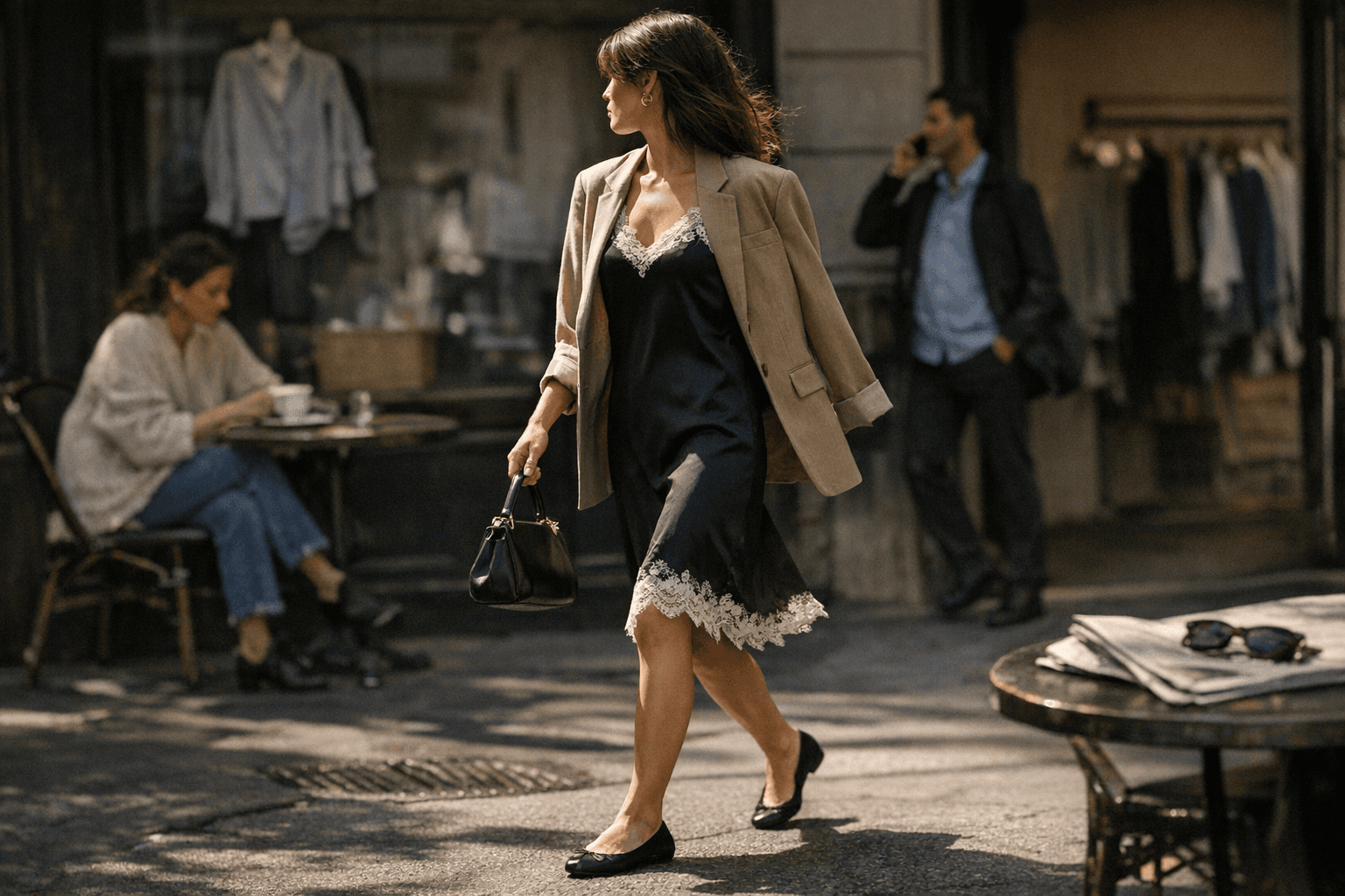 How to Wear the Lace-Trim Dress, the Season's Capsule Wardrobe Staple