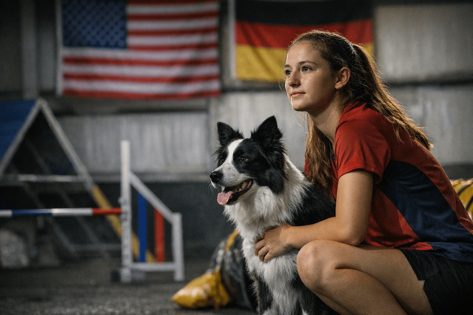 Amarillo teen and border collie Nim head to Germany for junior agility open