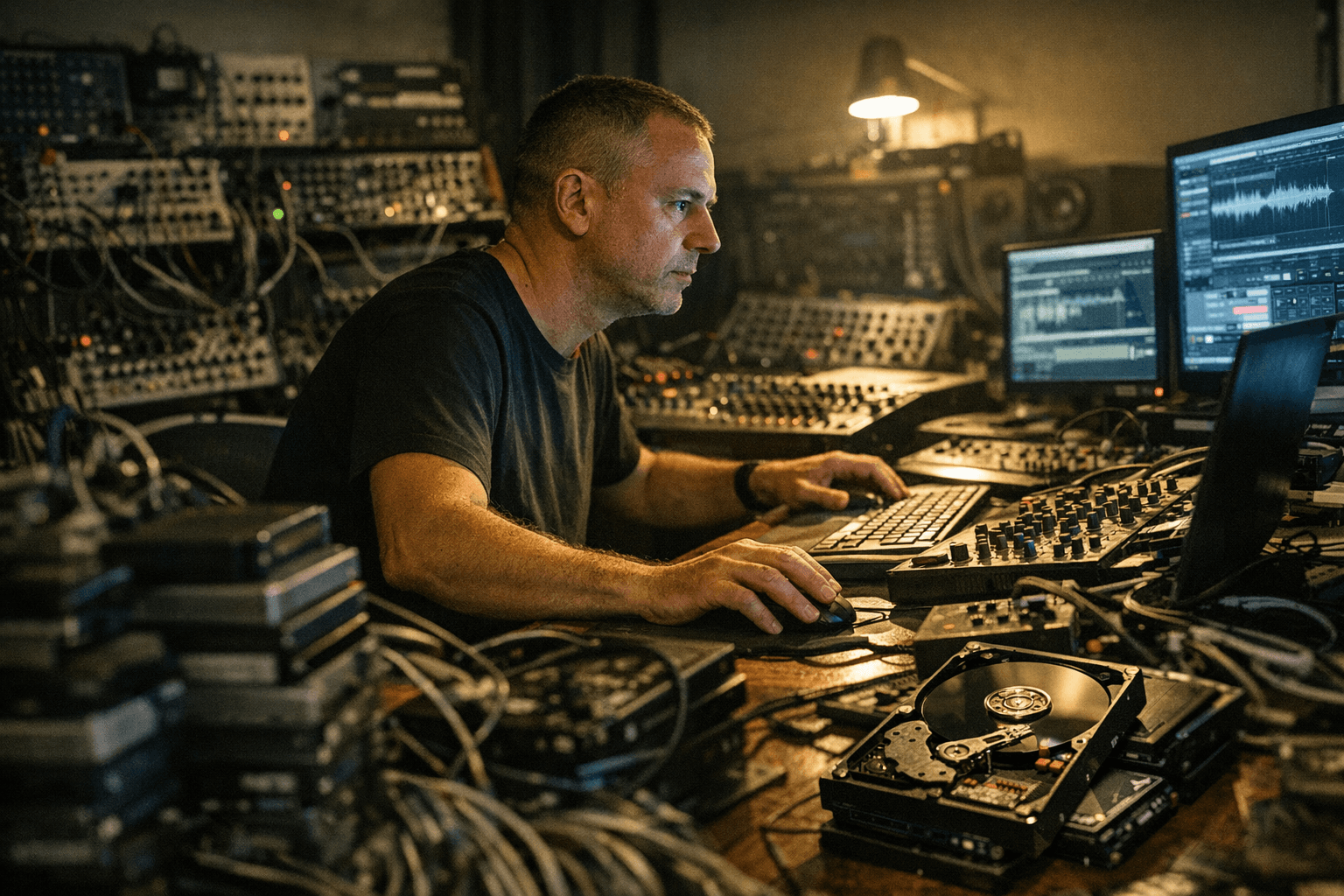 Sascha Müller’s SSREXTRA96 maps a sprawling minimal techno working archive