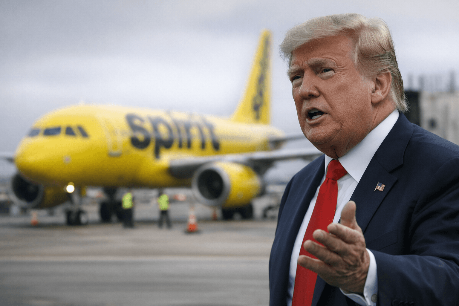 Trump urges federal help or buyer for struggling Spirit Airlines