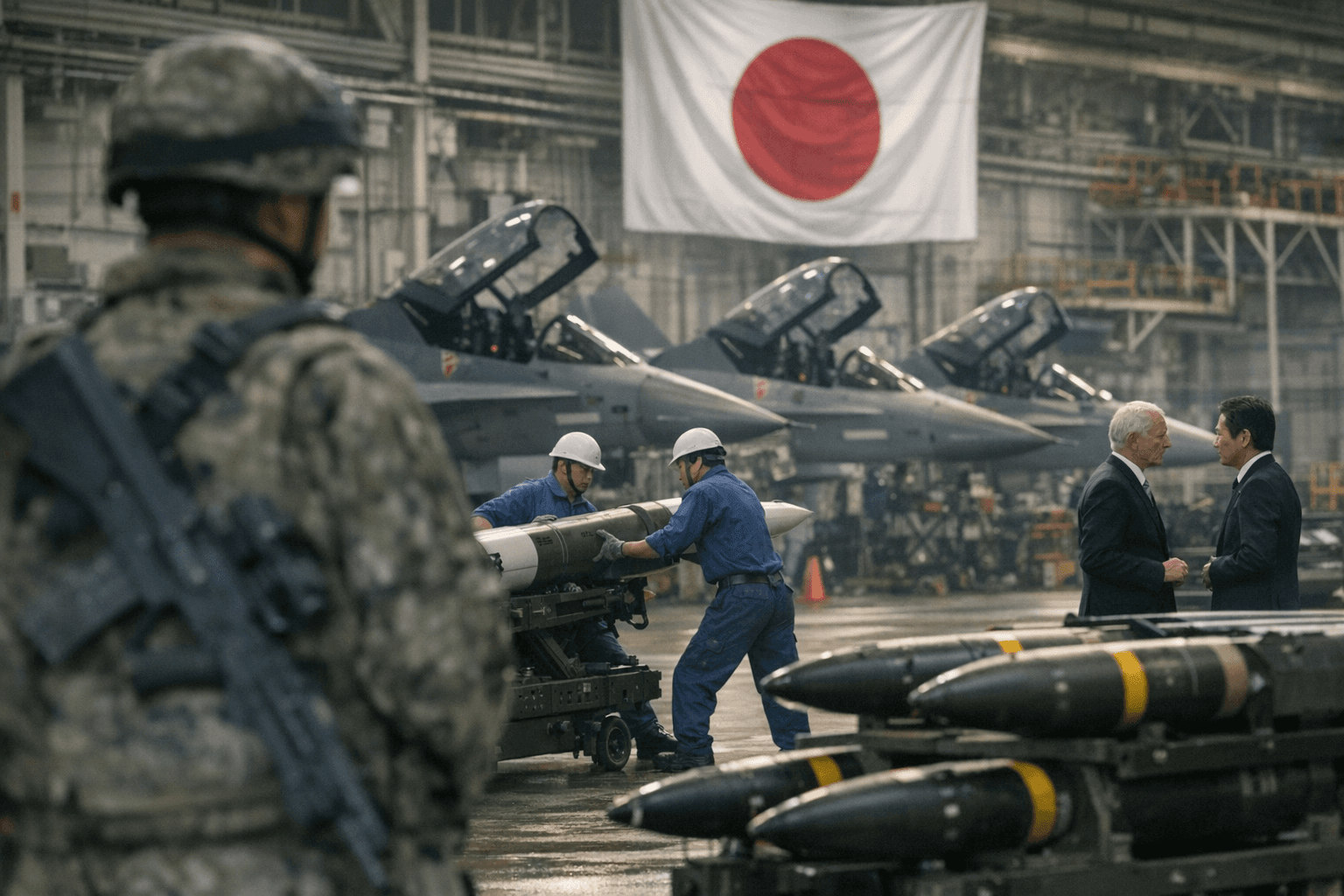 Japan ends postwar ban on lethal weapons exports, expands arms sales
