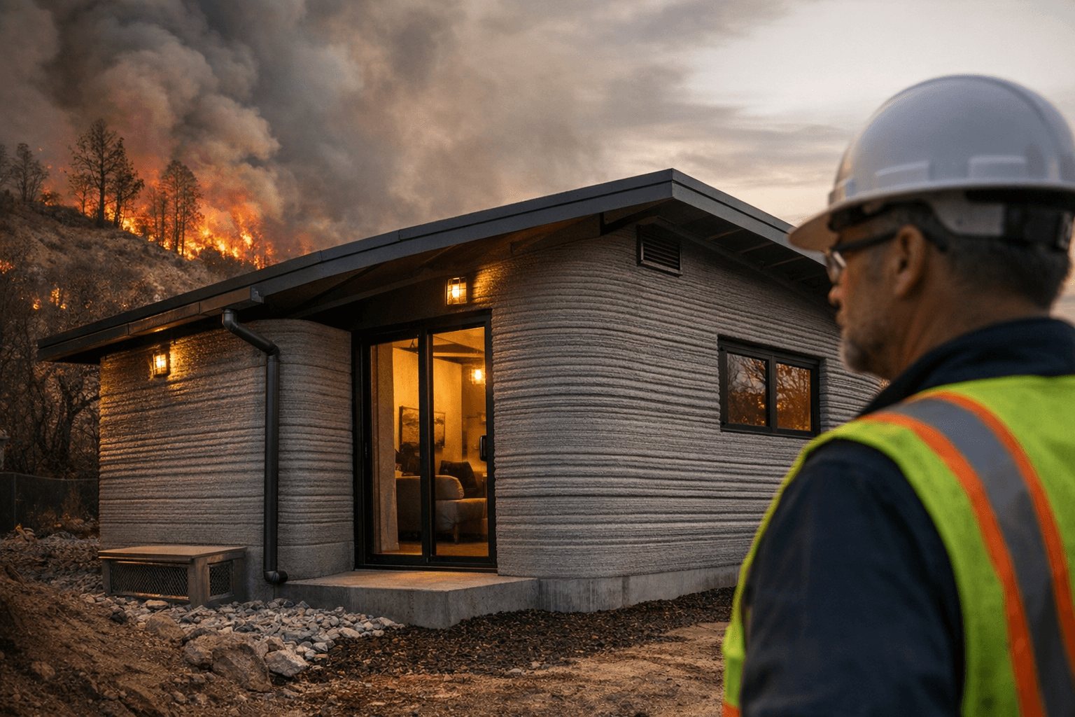 California 3D-Printed ADU Uses Fire-Resistant Materials to Boost Safety