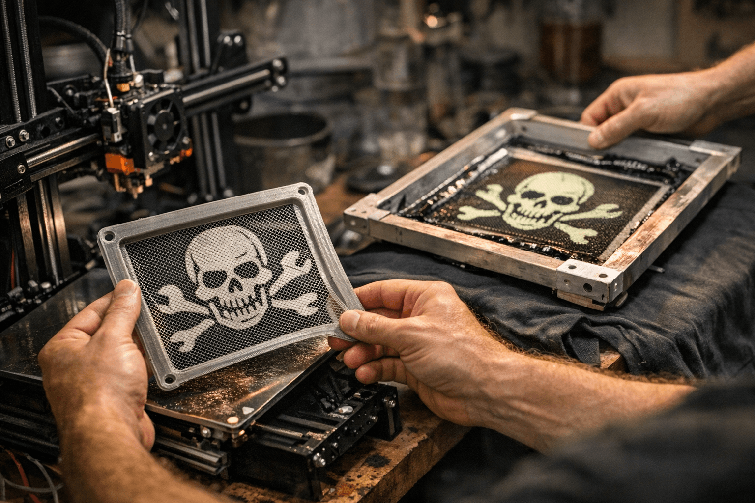 Japanese Maker Shares Meshfuse 3D Printed Screen Stencil for FDM Printers