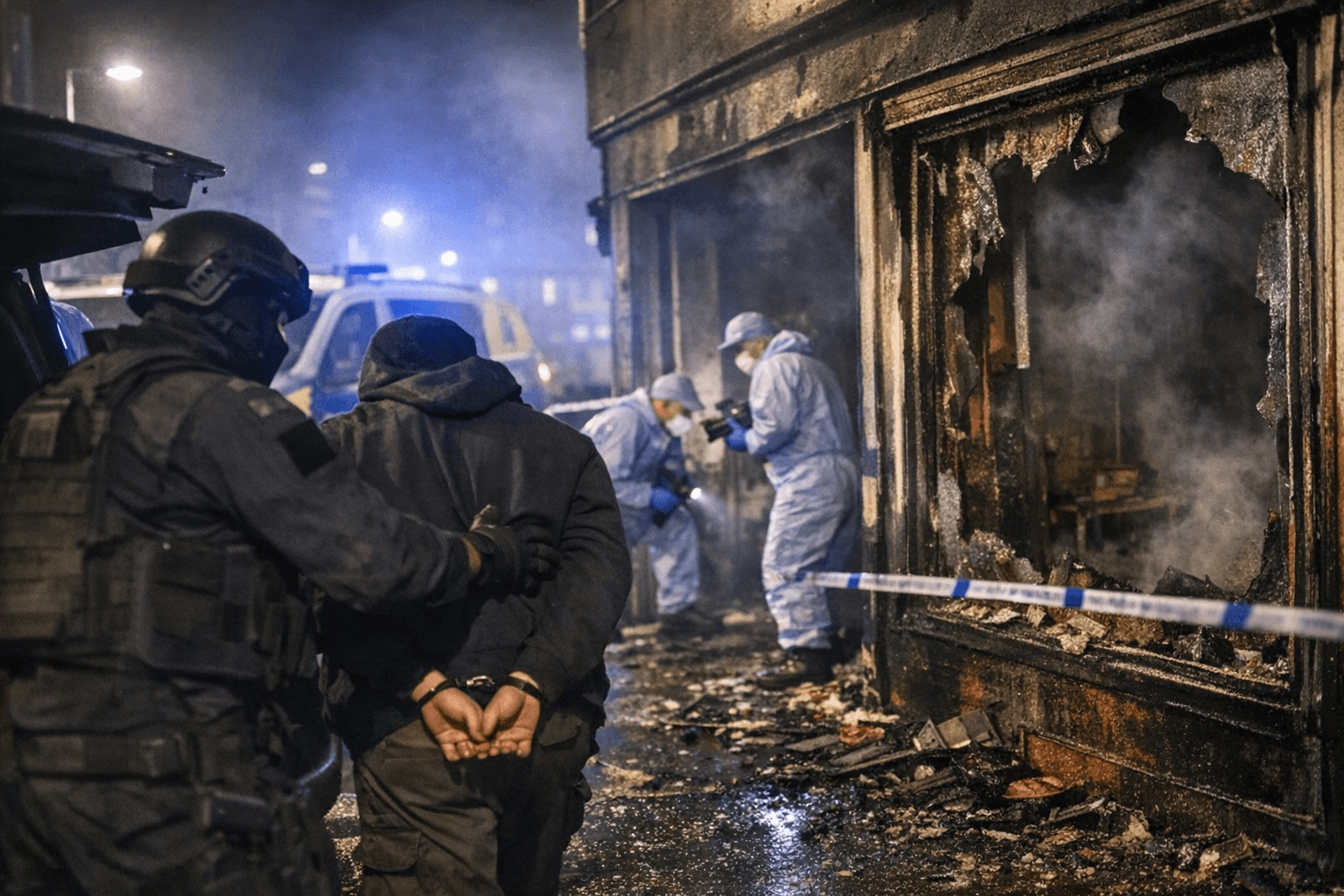 British Counter-Terrorism Police Arrest Eight Over Suspected London Arson Plot