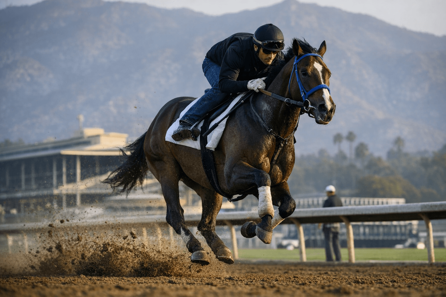 Intrepido sharpens Derby bid with fast Santa Anita workout