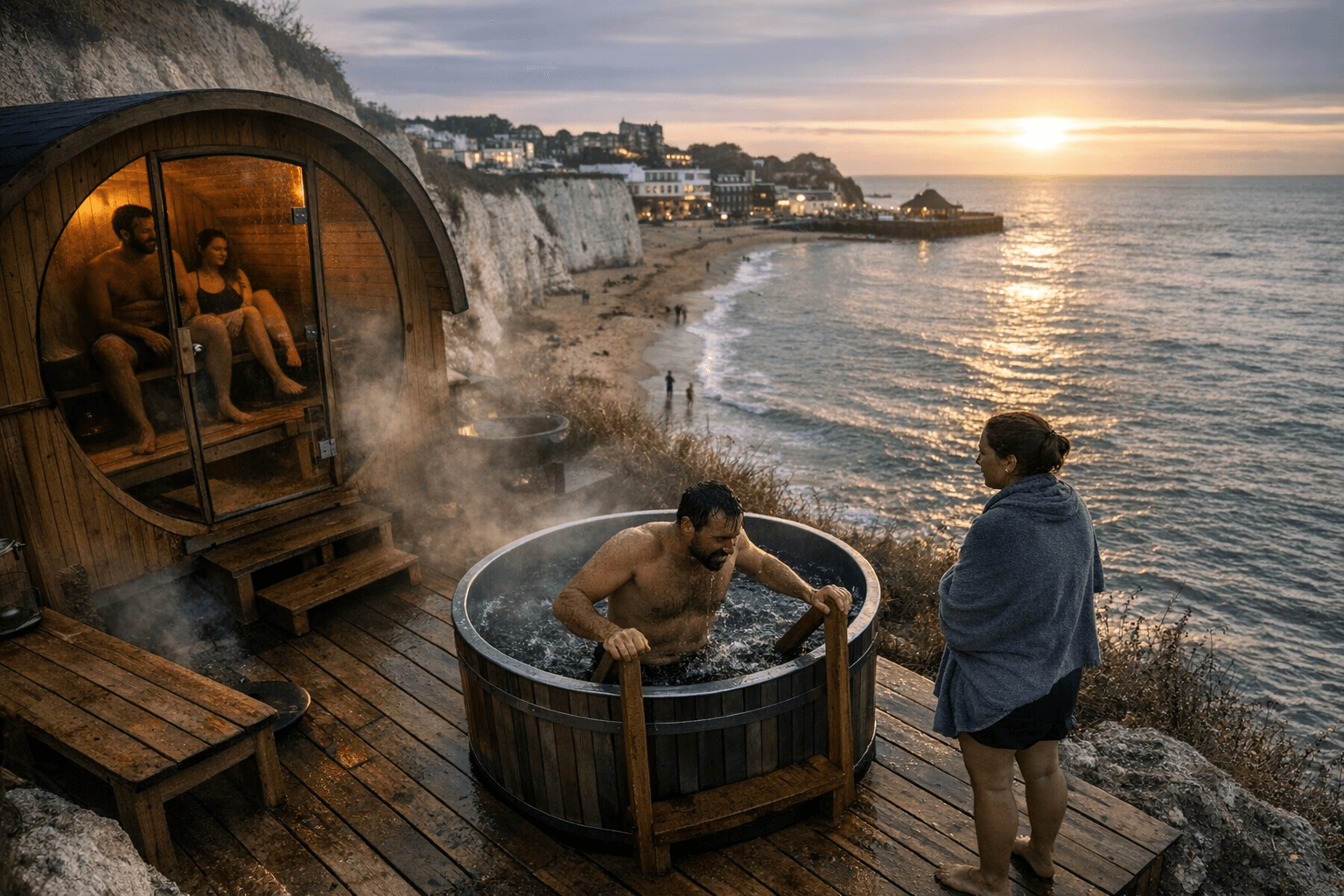 Sea Scrub Sauna plans cliffside sauna and cold plunge venue in Broadstairs