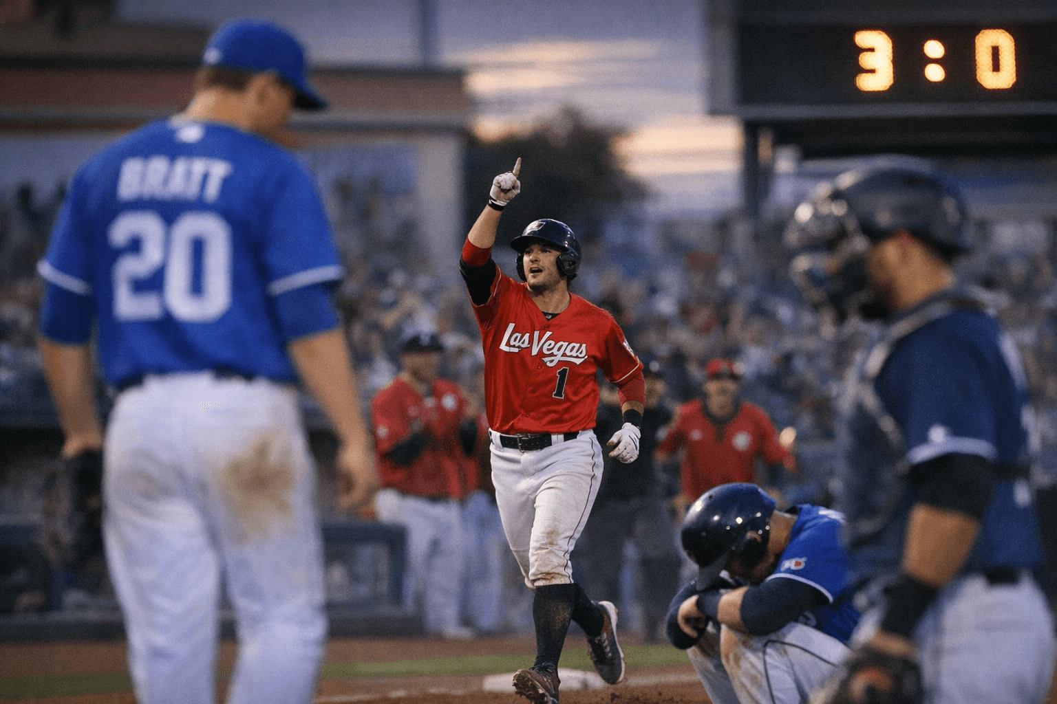 Reno offense sputters, Mitch Bratt shines in series-opening loss to Las Vegas