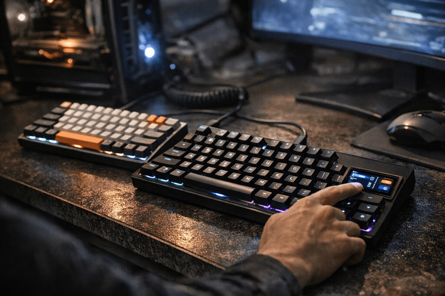 MelGeek launches Centauri60 and Centauri80 hall effect keyboards with OLED touchscreen