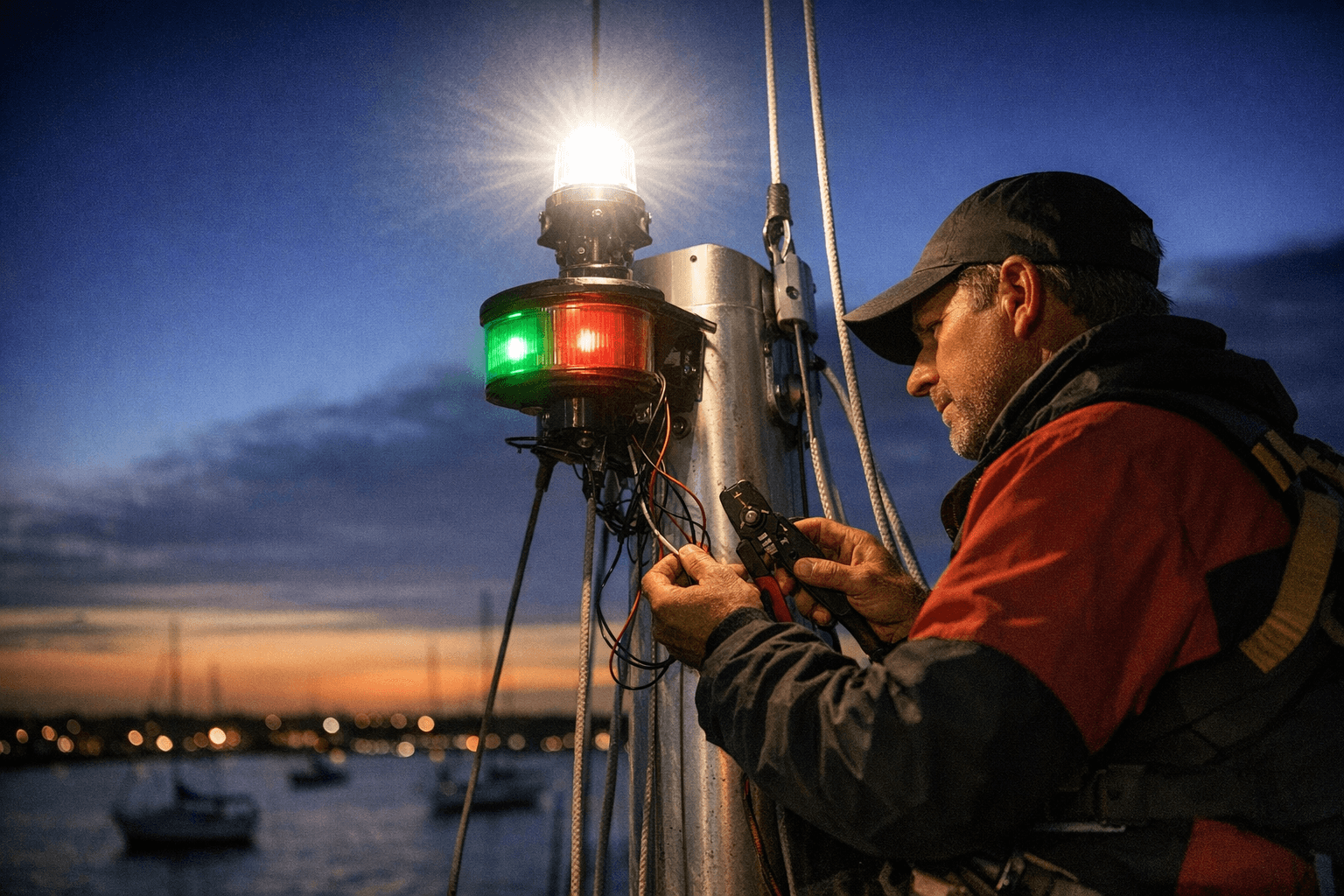 How to Add Masthead Light Options With Too Few Wires