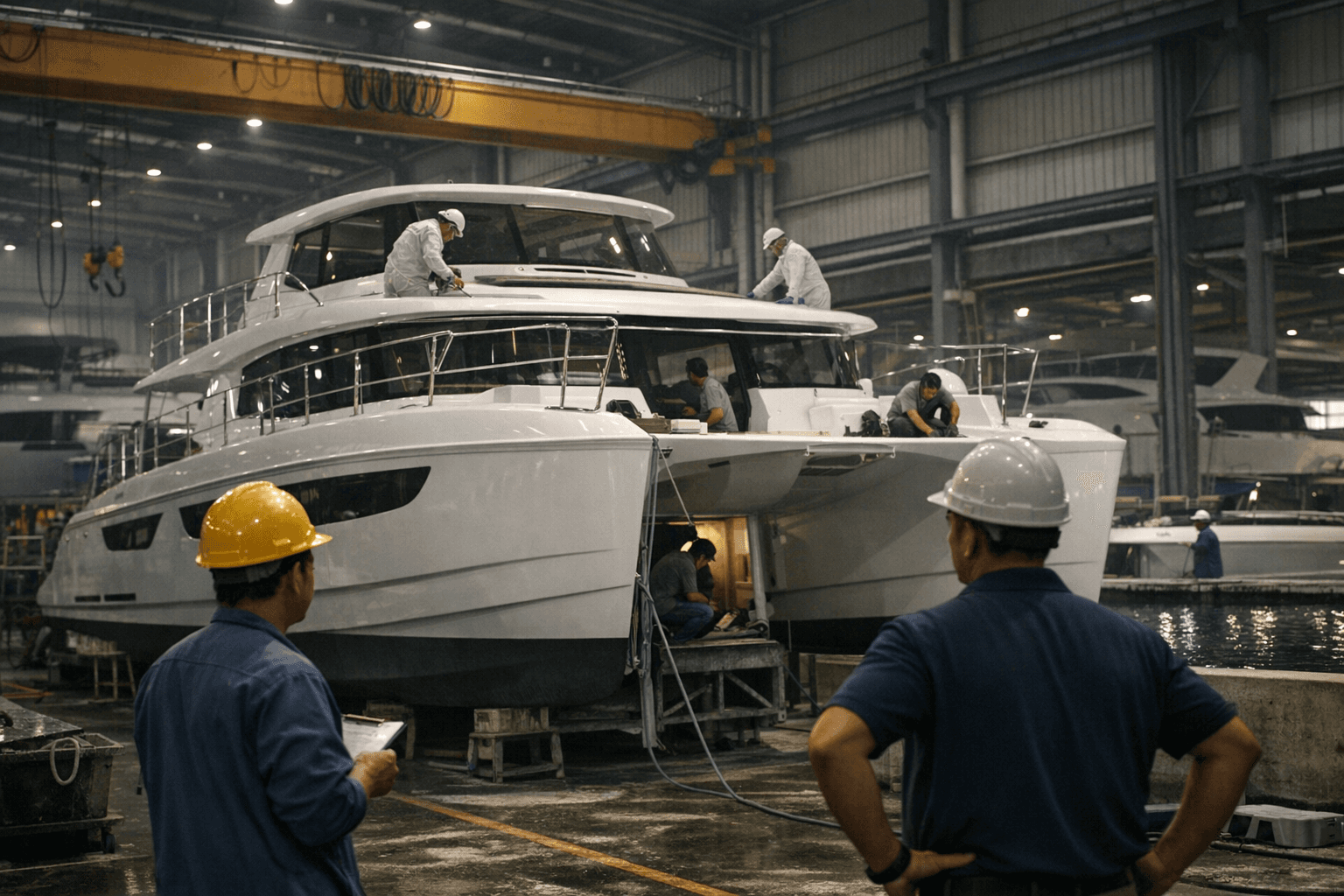 Aquila Catamarans launches inside-the-factory series on yacht production