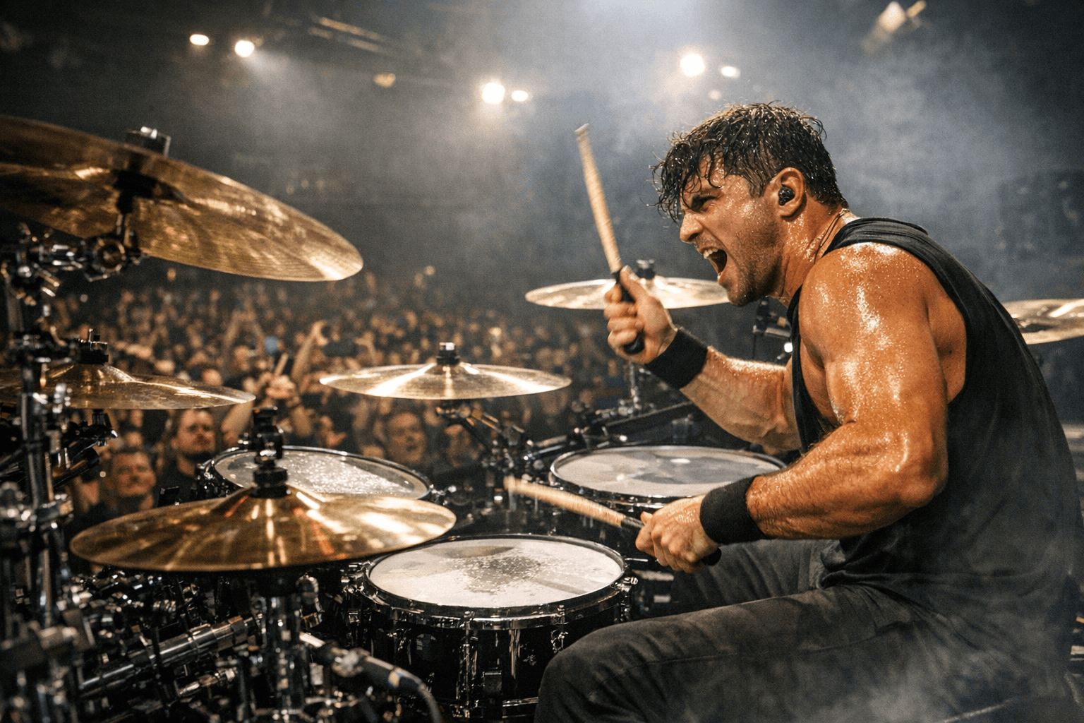 Slipknot's Eloy Casagrande thrills crowds at Europe Drum Show in Germany