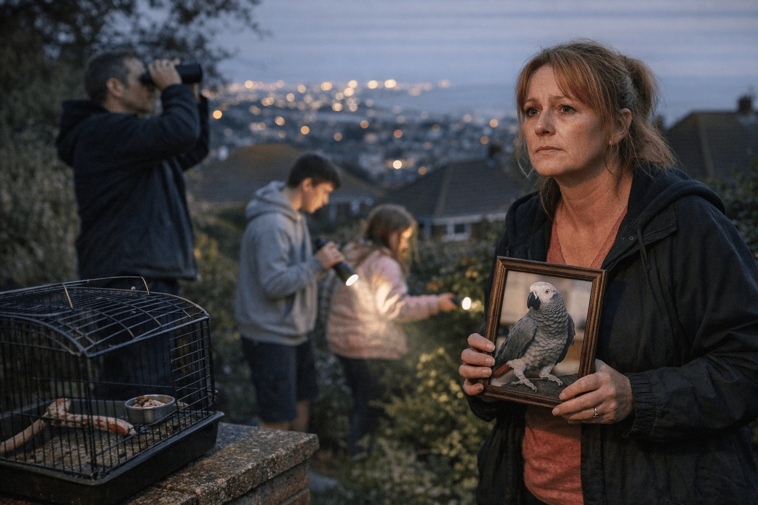 Brighton family mounts urgent search for escaped African grey parrot Lola