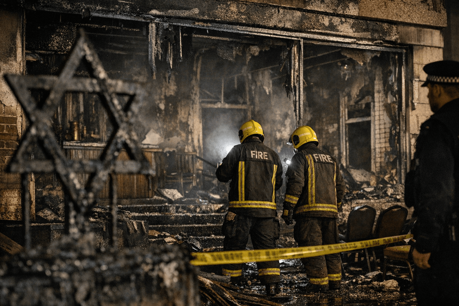 Teenager admits arson attack on Kenton United Synagogue in Harrow