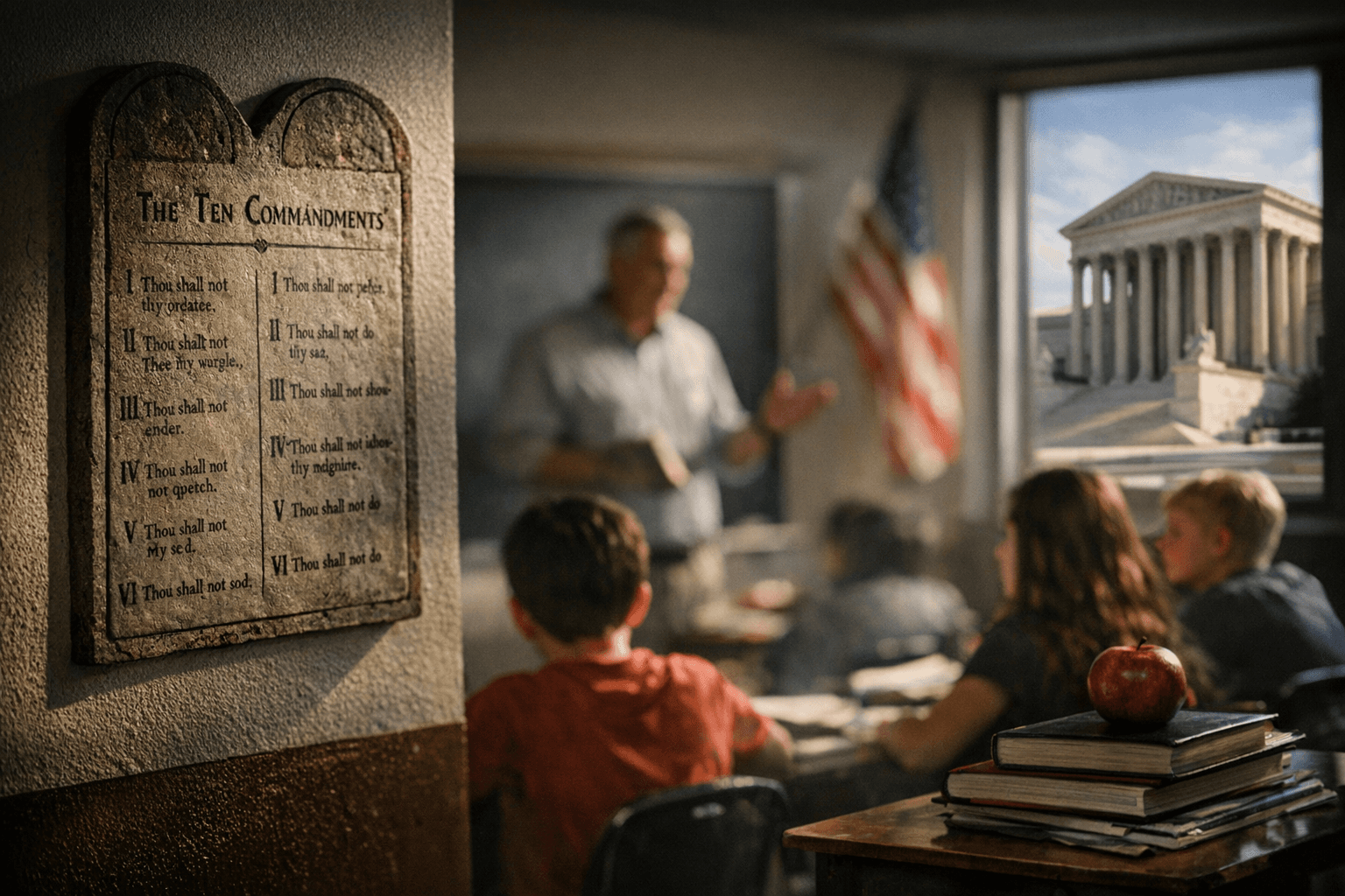 Texas Ten Commandments Classroom Law Heads Toward Supreme Court Battle