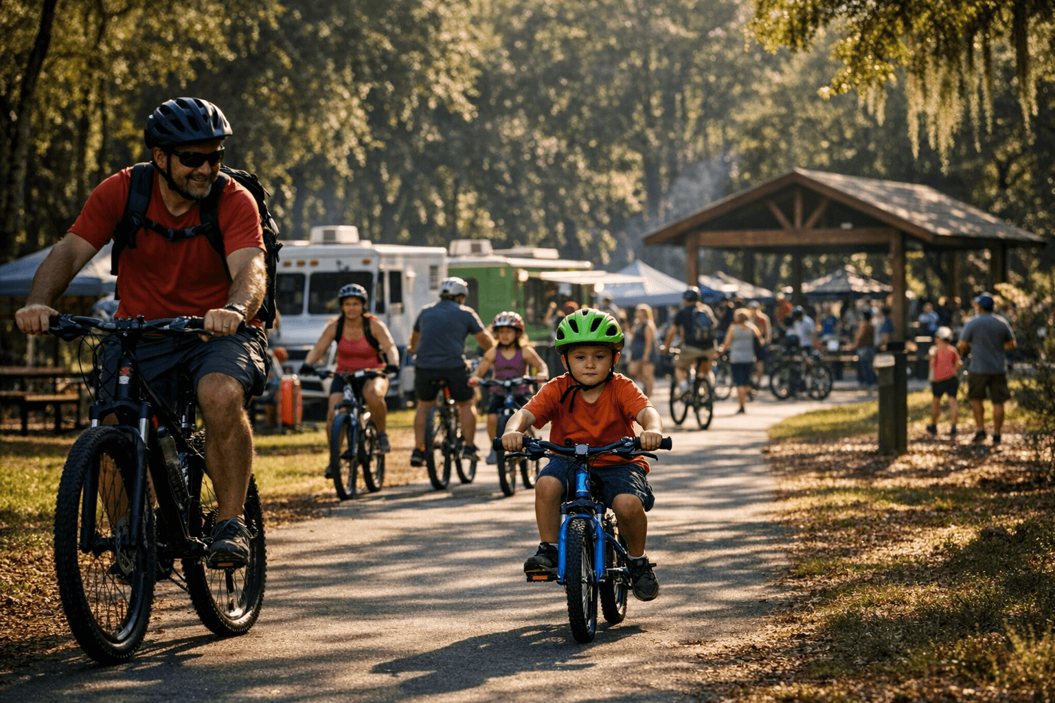 Brooksville Pedal Play Day brings families, trail rides to Russell Street Park