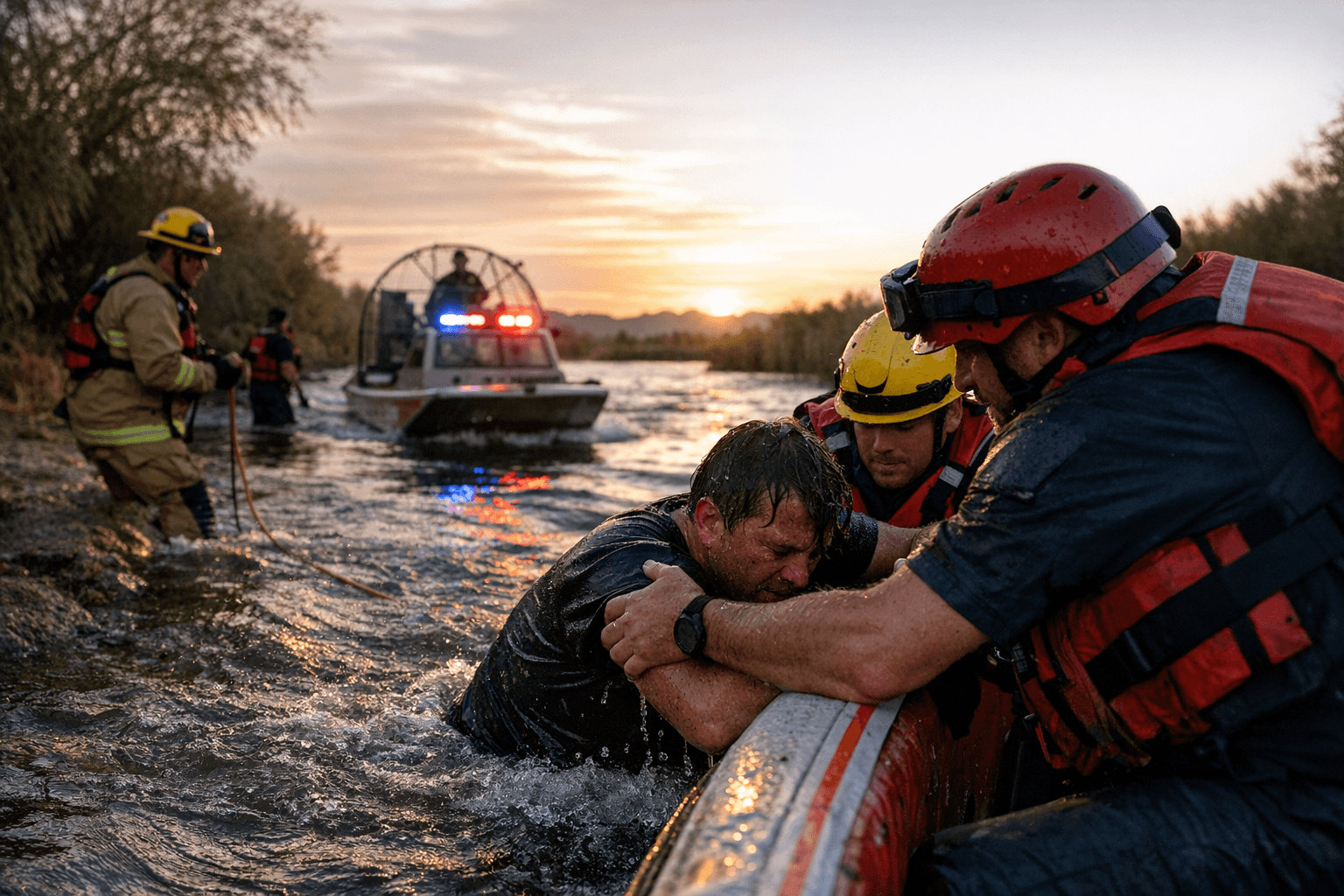Quick 911 call helps rescue man at Colorado River near Yuma