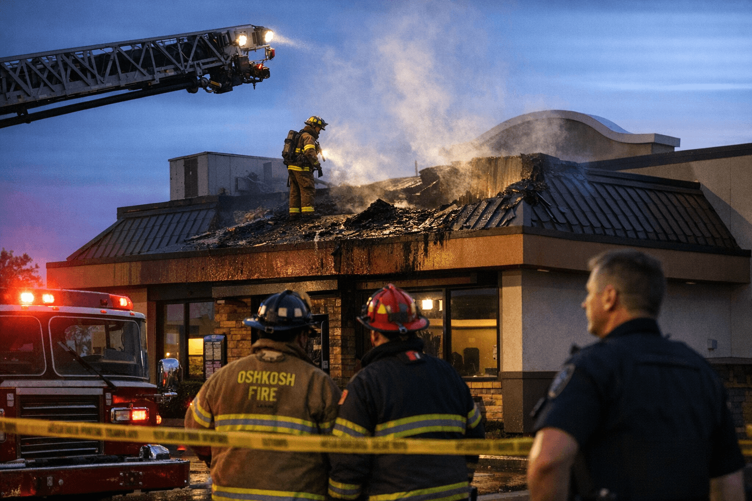Oshkosh Taco Bell closes indefinitely after roof fire, no injuries reported