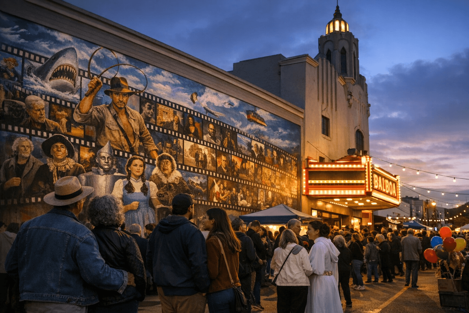 Balboa Theatre marks 100 years with films, mural, neighborhood celebration