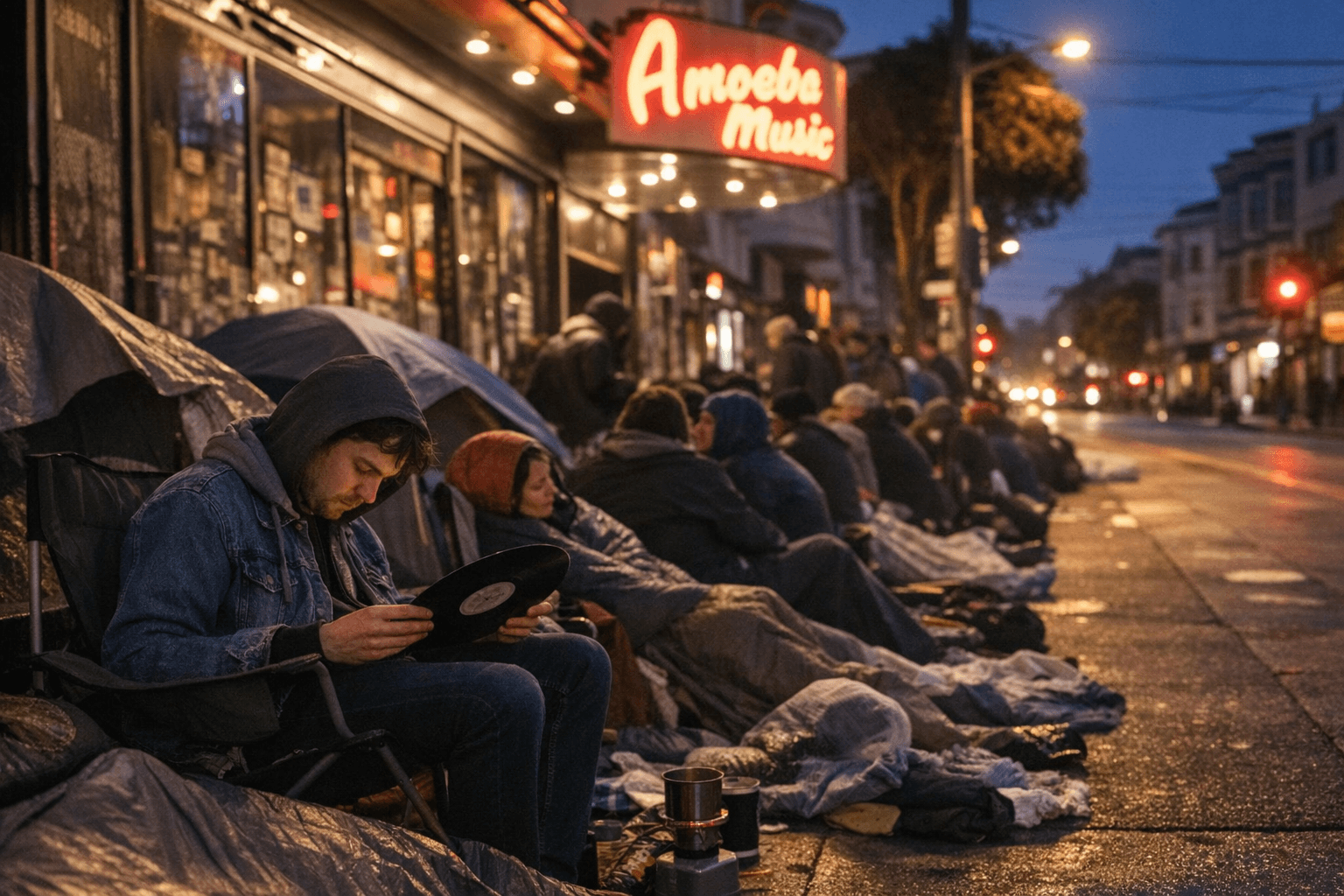 Record Store Day draws overnight crowds to San Francisco’s Haight Street