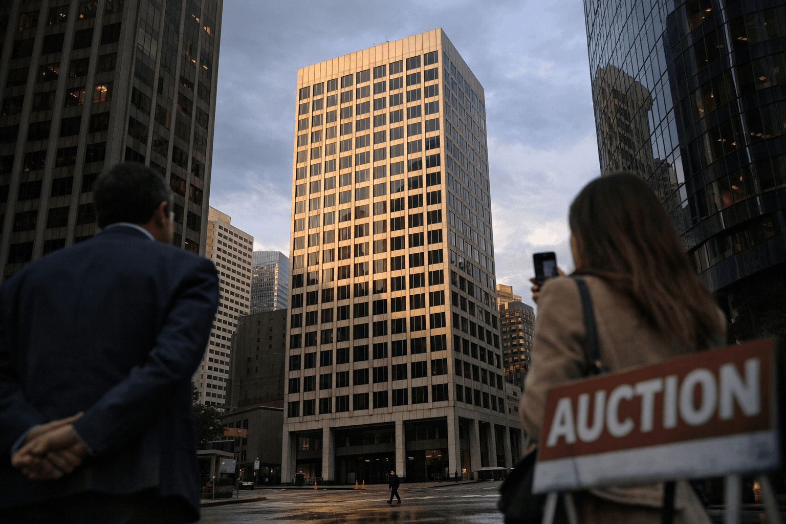 San Francisco Financial District tower draws no bids at auction