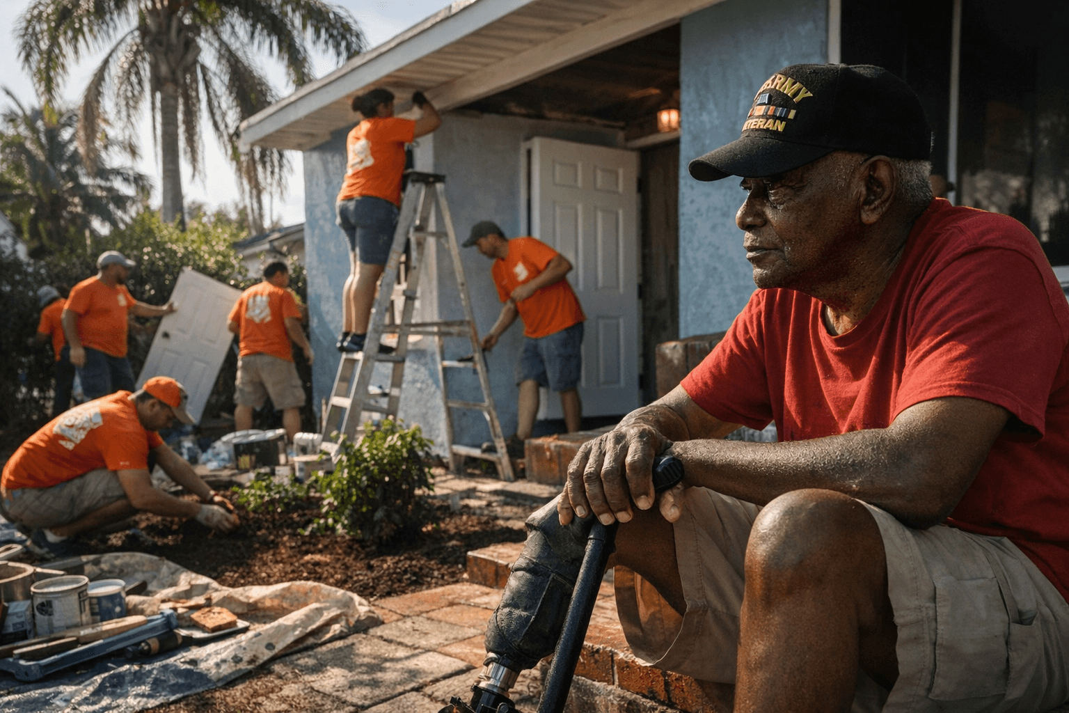 Volunteers, Home Depot Foundation revamp South Florida veteran’s home