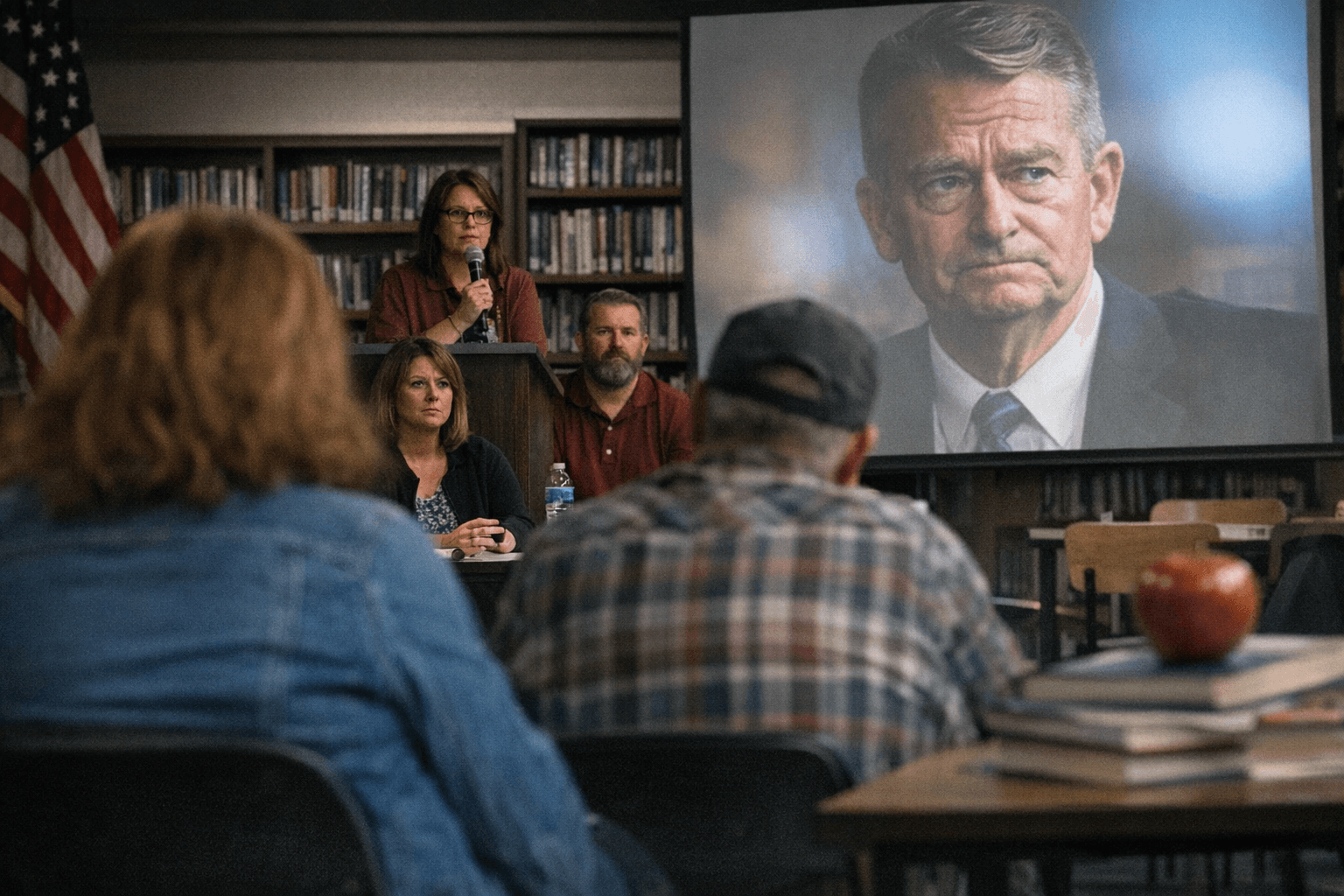 Idaho teachers union votes no confidence in Gov. Little over school bill