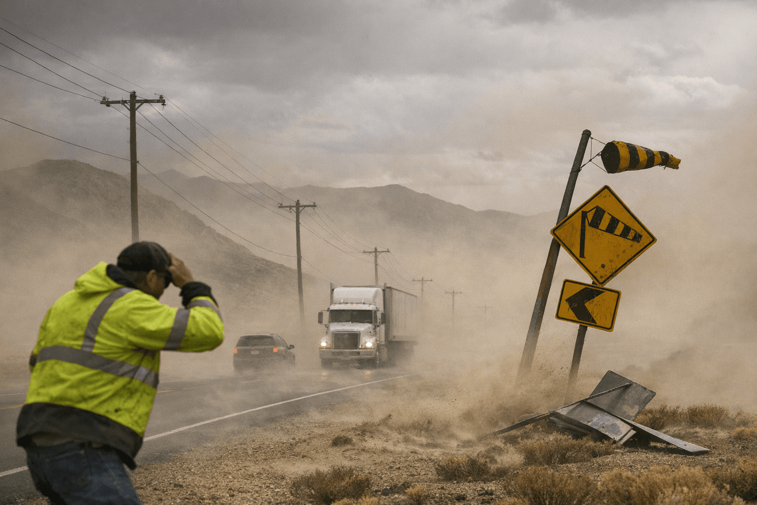 High wind warnings issued for Tonopah, Esmeralda, central Nye County