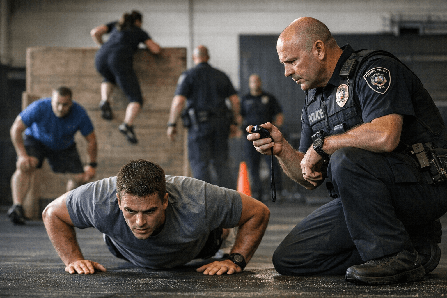 Oxford Police invites recruits to test their fitness for jobs