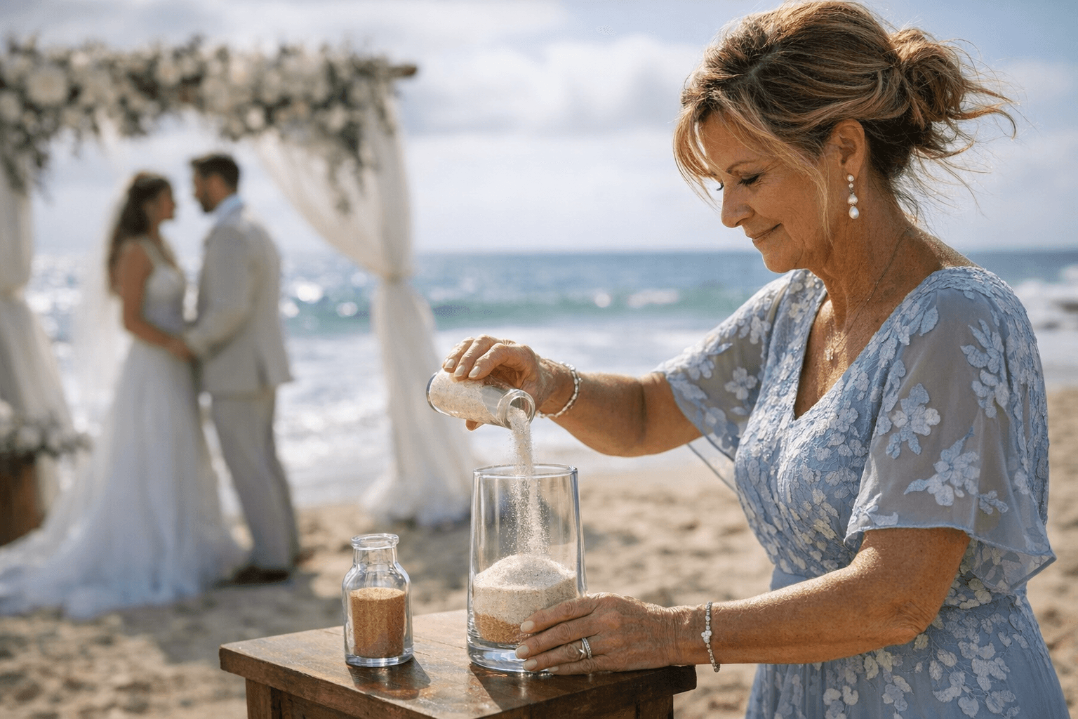 25 Mother-of-the-Bride Beach Outfits for Sand Ceremony Style