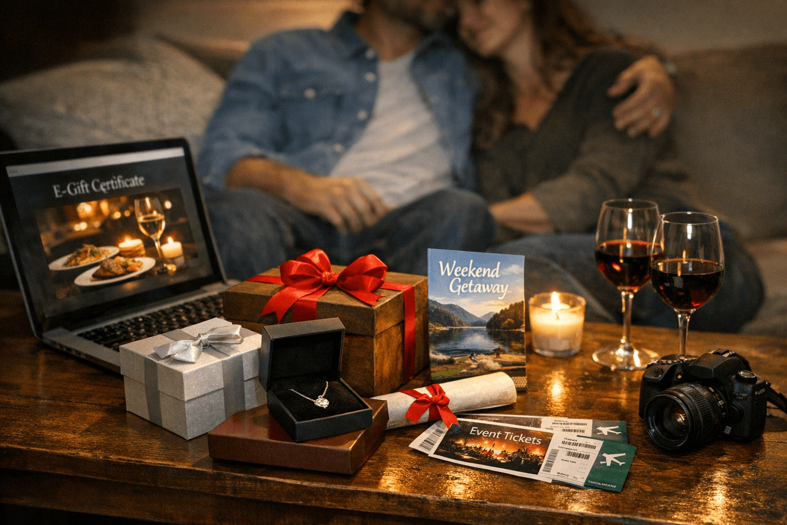 Quick-shipping anniversary gifts, experience picks and subscriptions for couples
