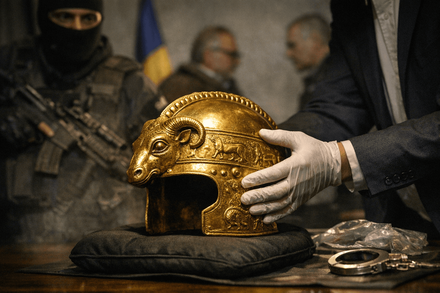 Stolen Romanian Coțofenești helmet recovered after 14-month investigation