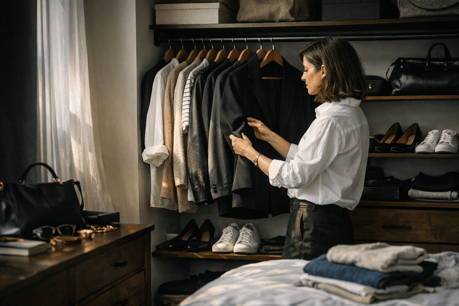 Joanna Nikas’s Capsule Wardrobe Proves Practical Investment Pieces Still Work