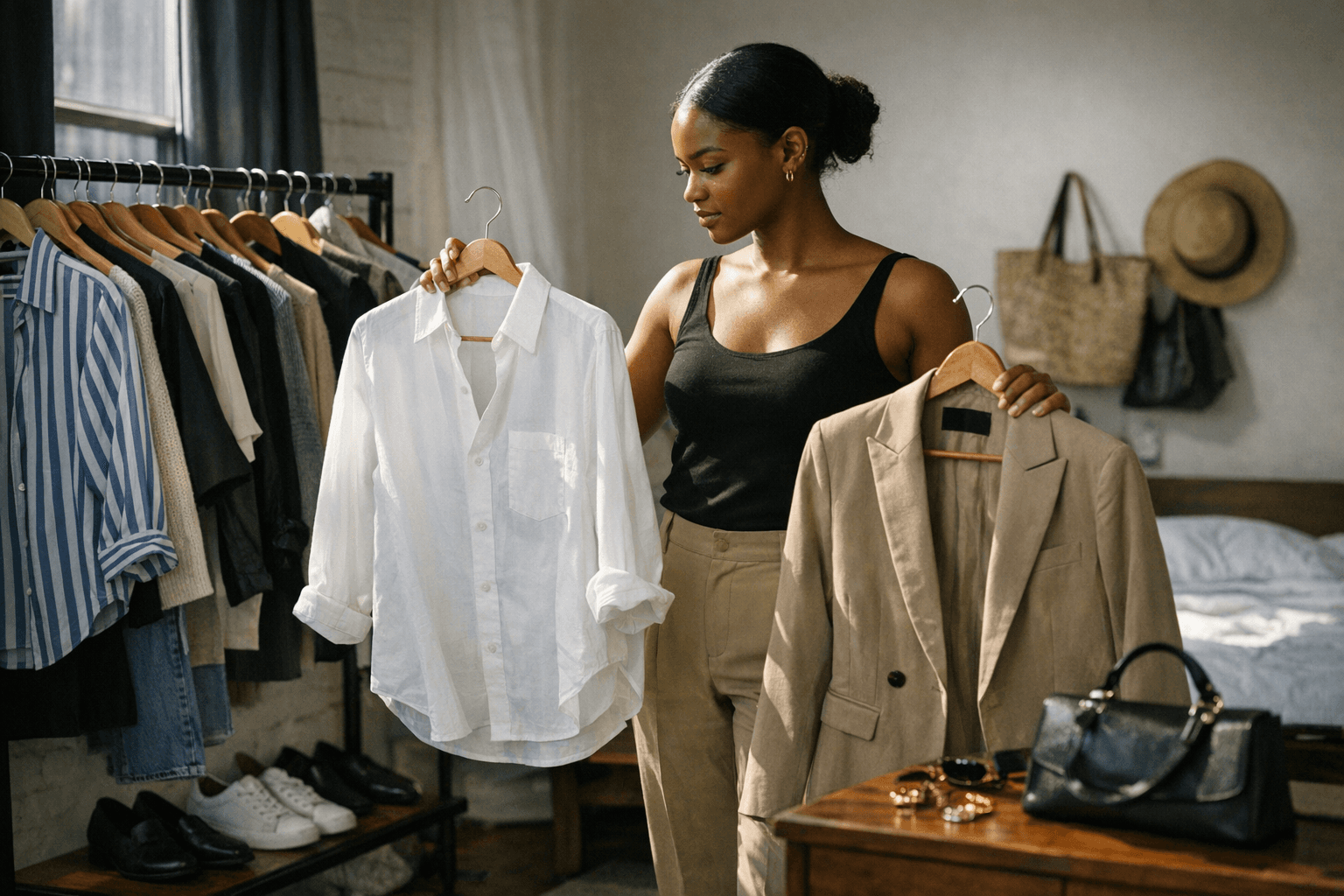 Asia Milia Ware's 25 spring staples define a polished, wearable capsule wardrobe