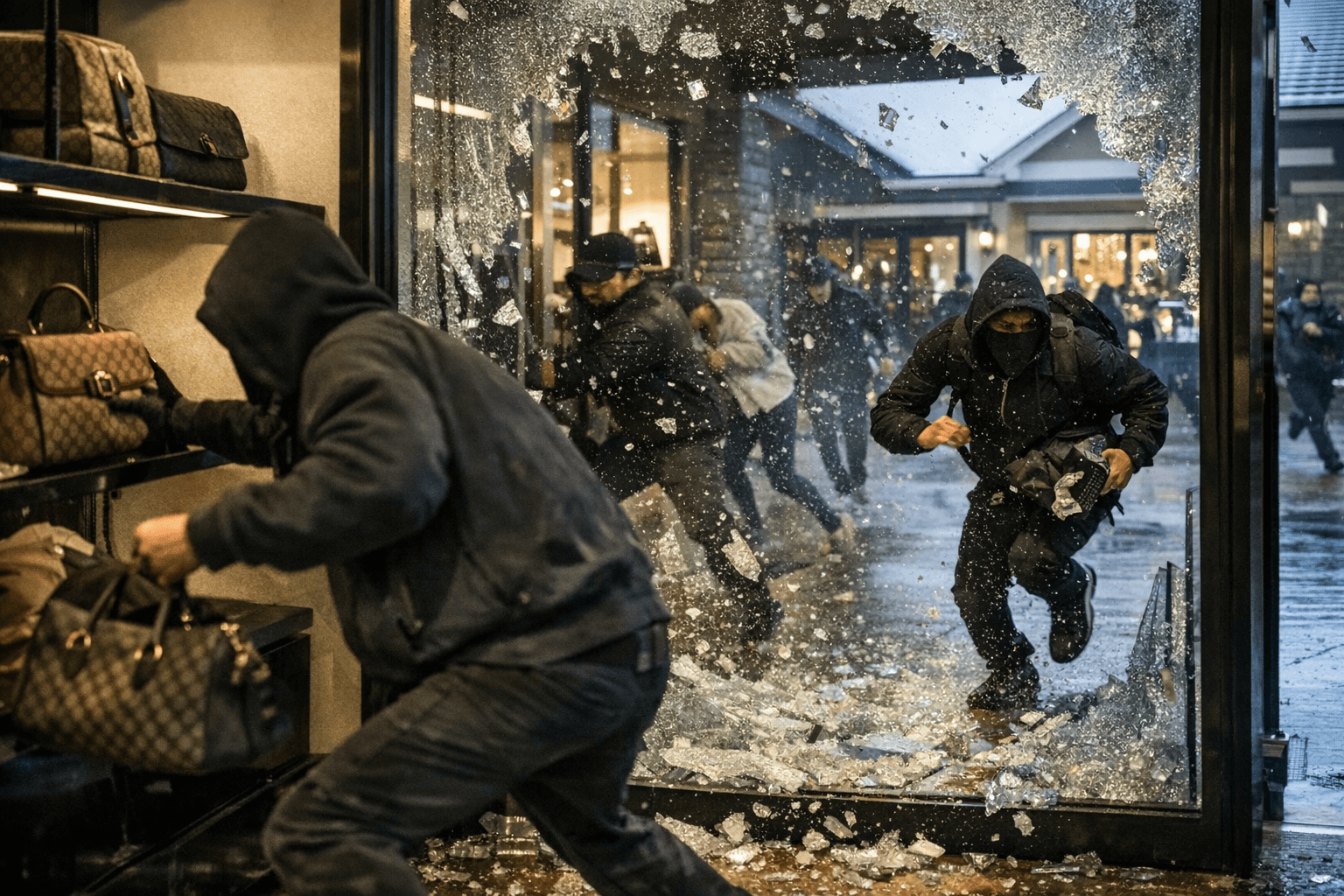 New video shows violent Gucci smash-and-grab at Woodbury Common outlets