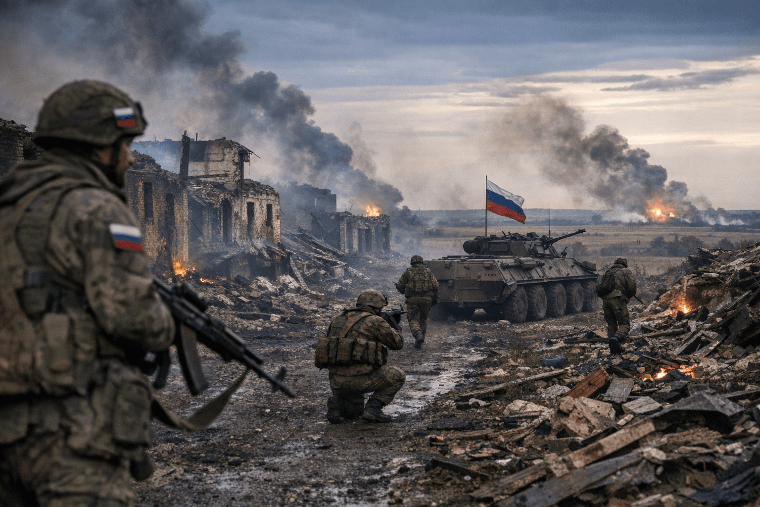 Russia claims 1,700 square kilometers gained in Ukraine this year