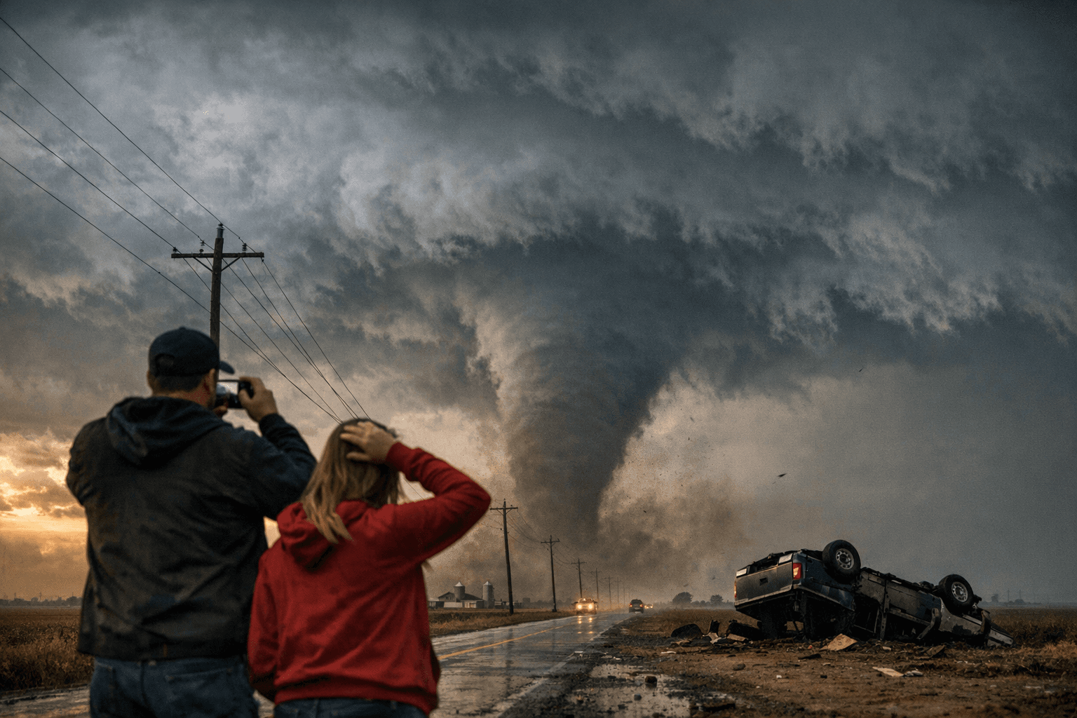 NWS confirms tornado touchdown east of Clovis amid severe storms