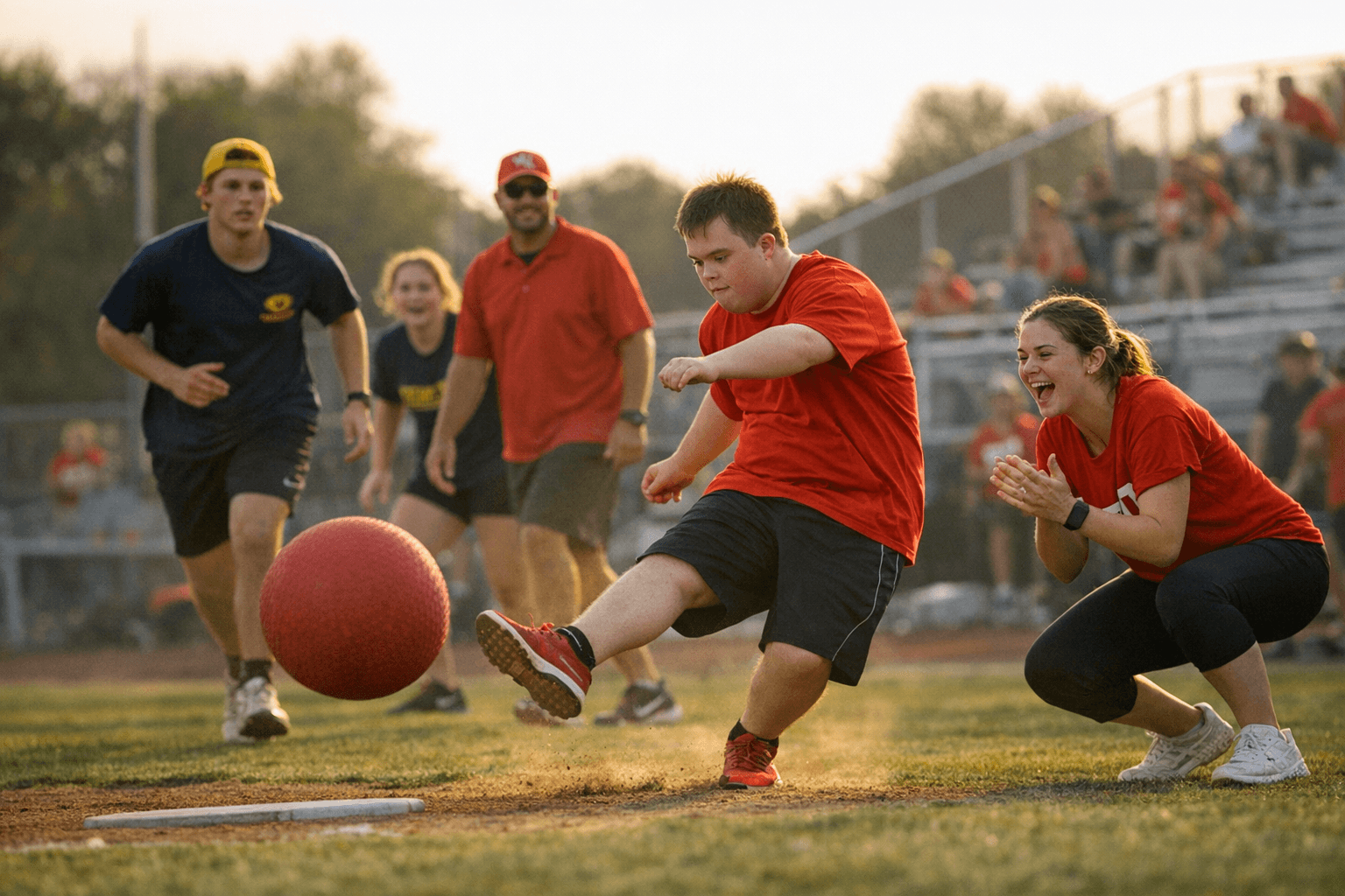 Goochland High Unified Kickball team opens season with home game against Western Albemarle