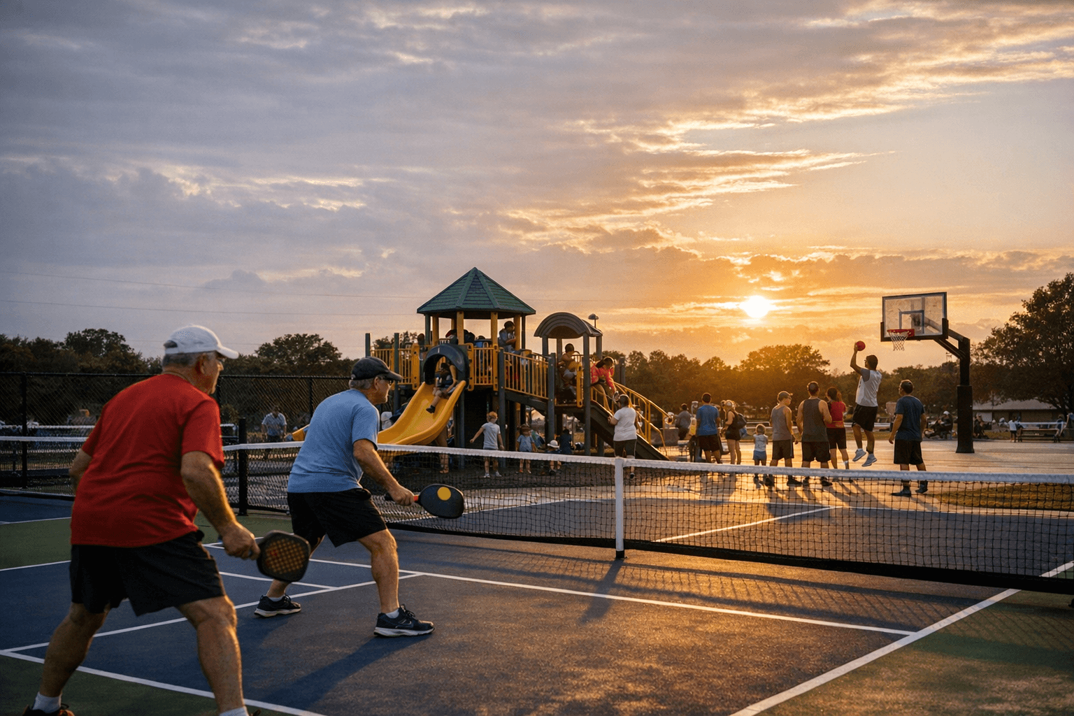Stigler to dedicate new pickleball courts, playground, and basketball space