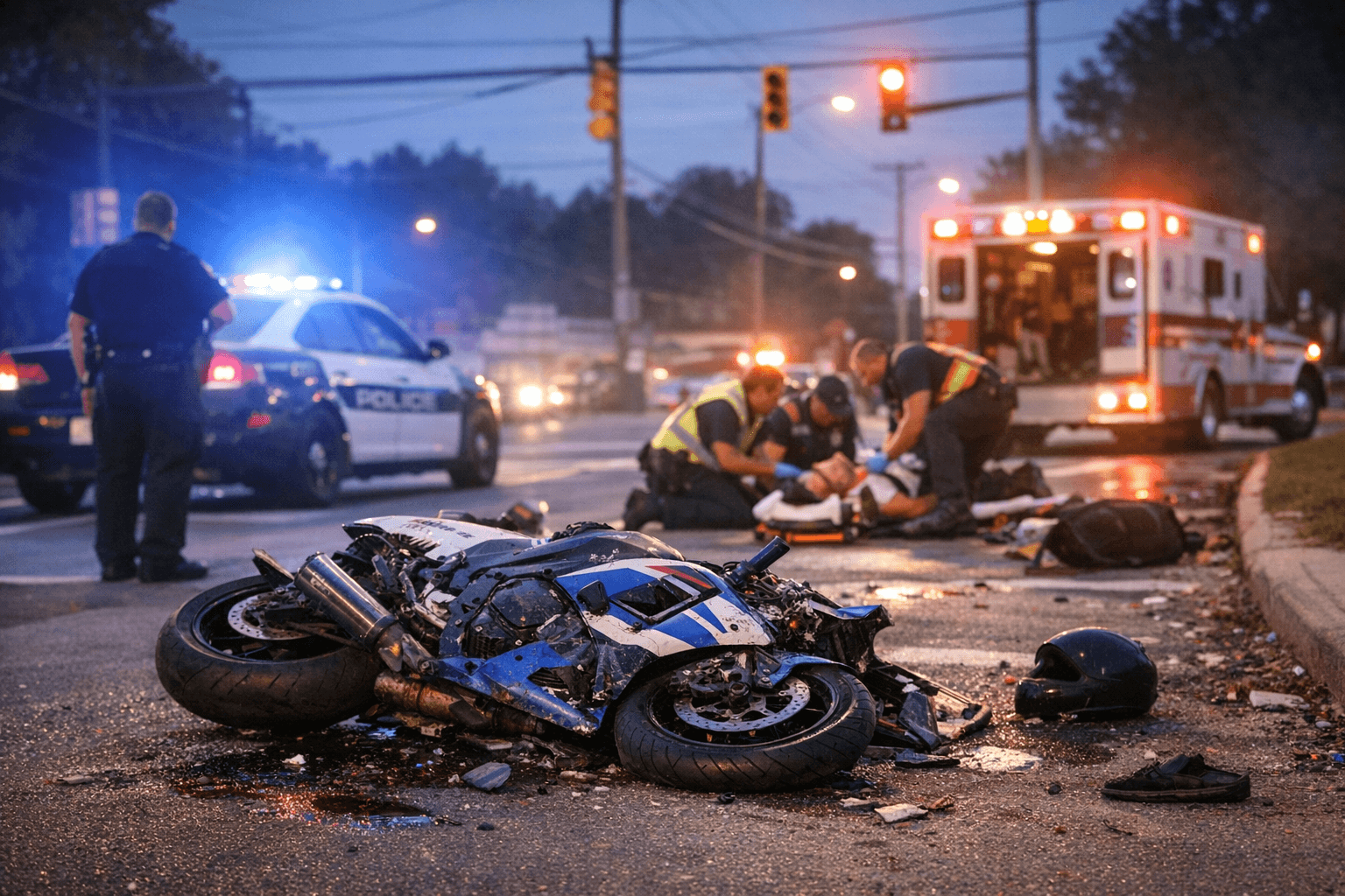 Greensboro motorcyclist seriously injured in Randleman Road crash