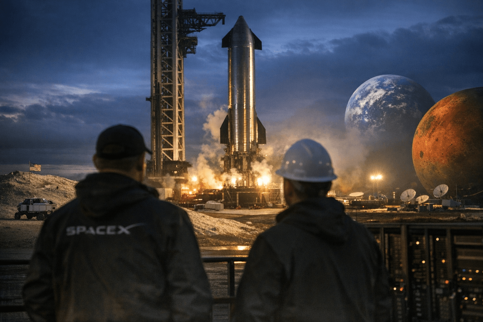 SpaceX warns investors its moon, Mars and space data center plans may fail