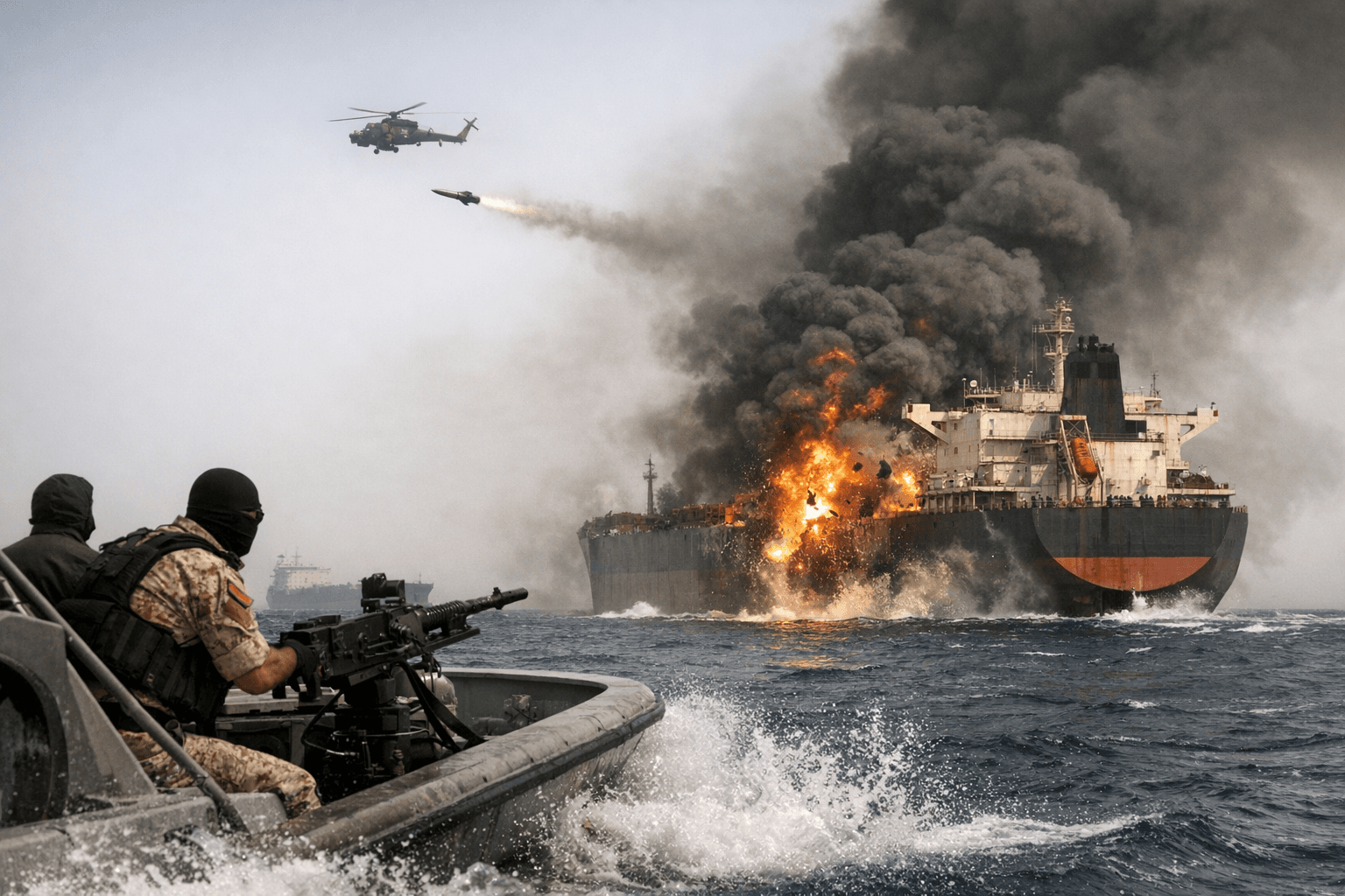 Iran attacks cargo ships in Strait of Hormuz amid stalled U.S. talks