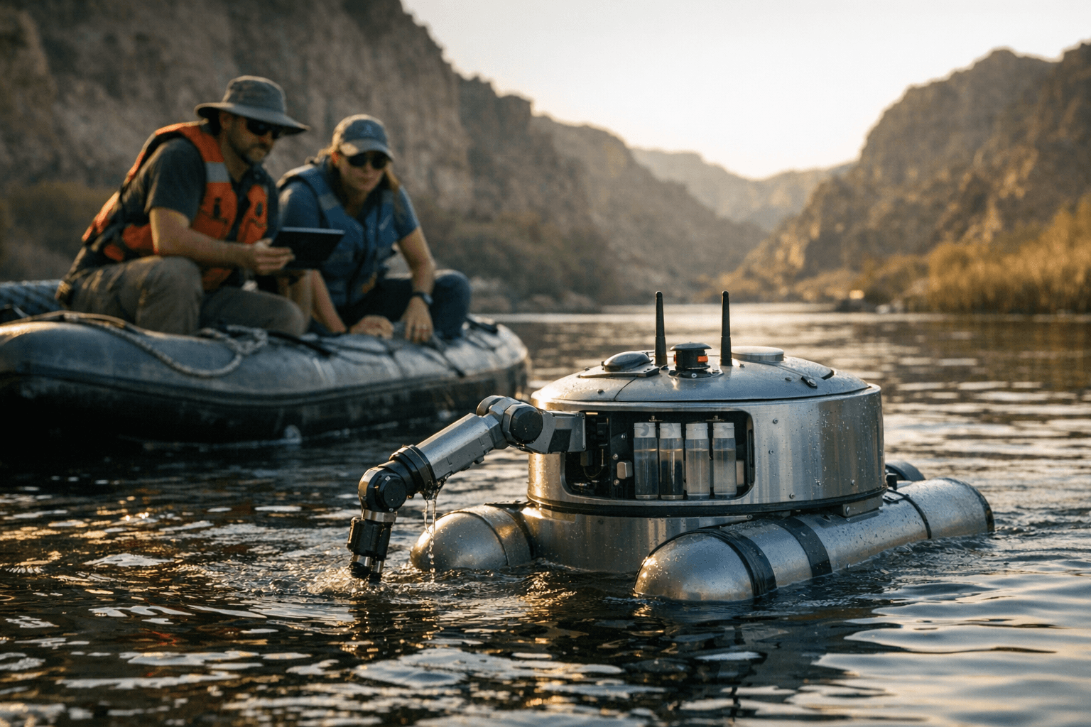 Robotic samplers help spot invasive species in Colorado River early