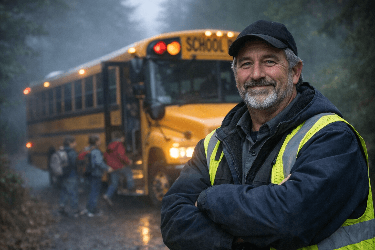 Kneeland bus driver Perrin Turney named California transportation employee of year